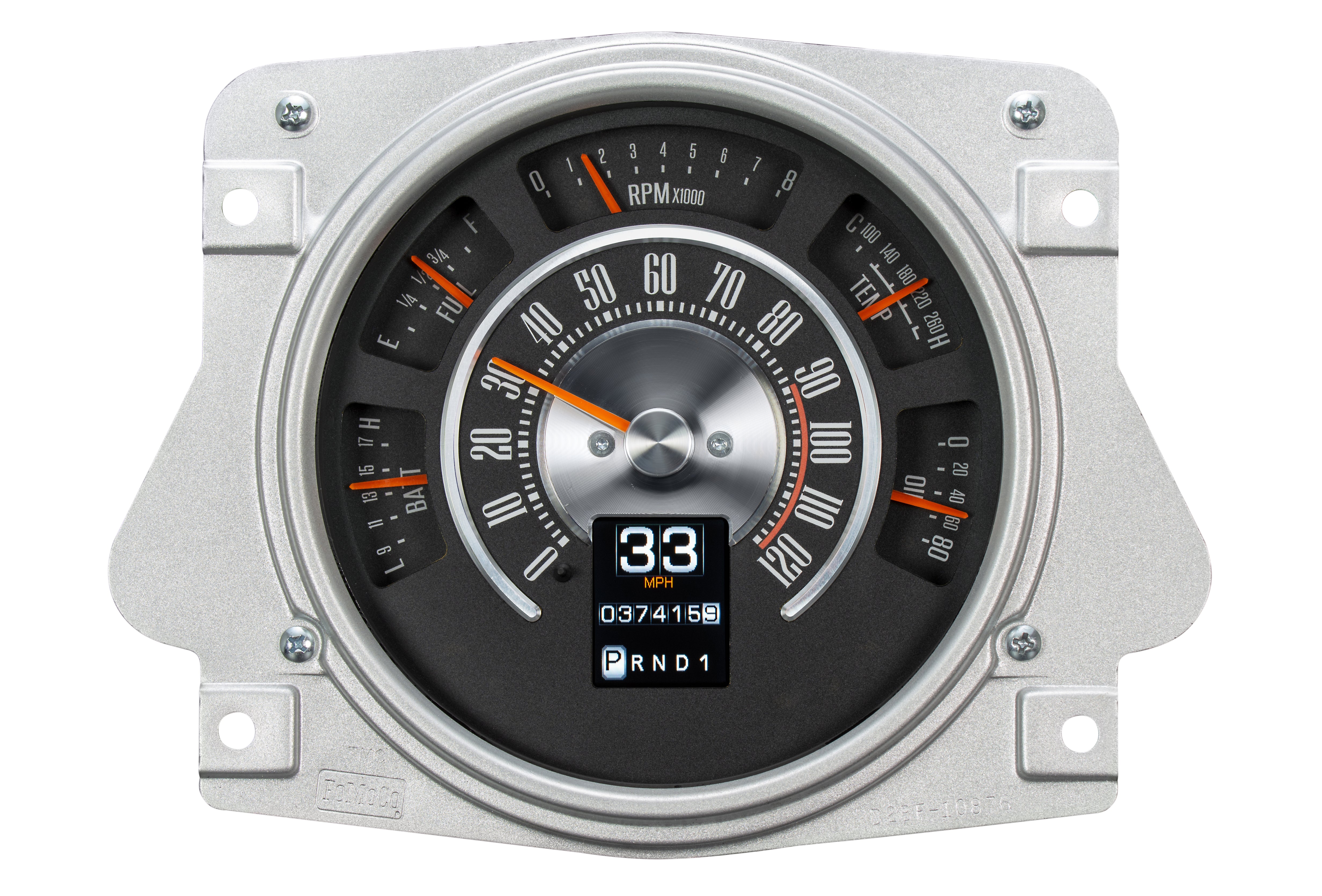 Dakota Digital RTX-66F-BRO-X — 1966–76 Ford Bronco RTX Gauge Kit