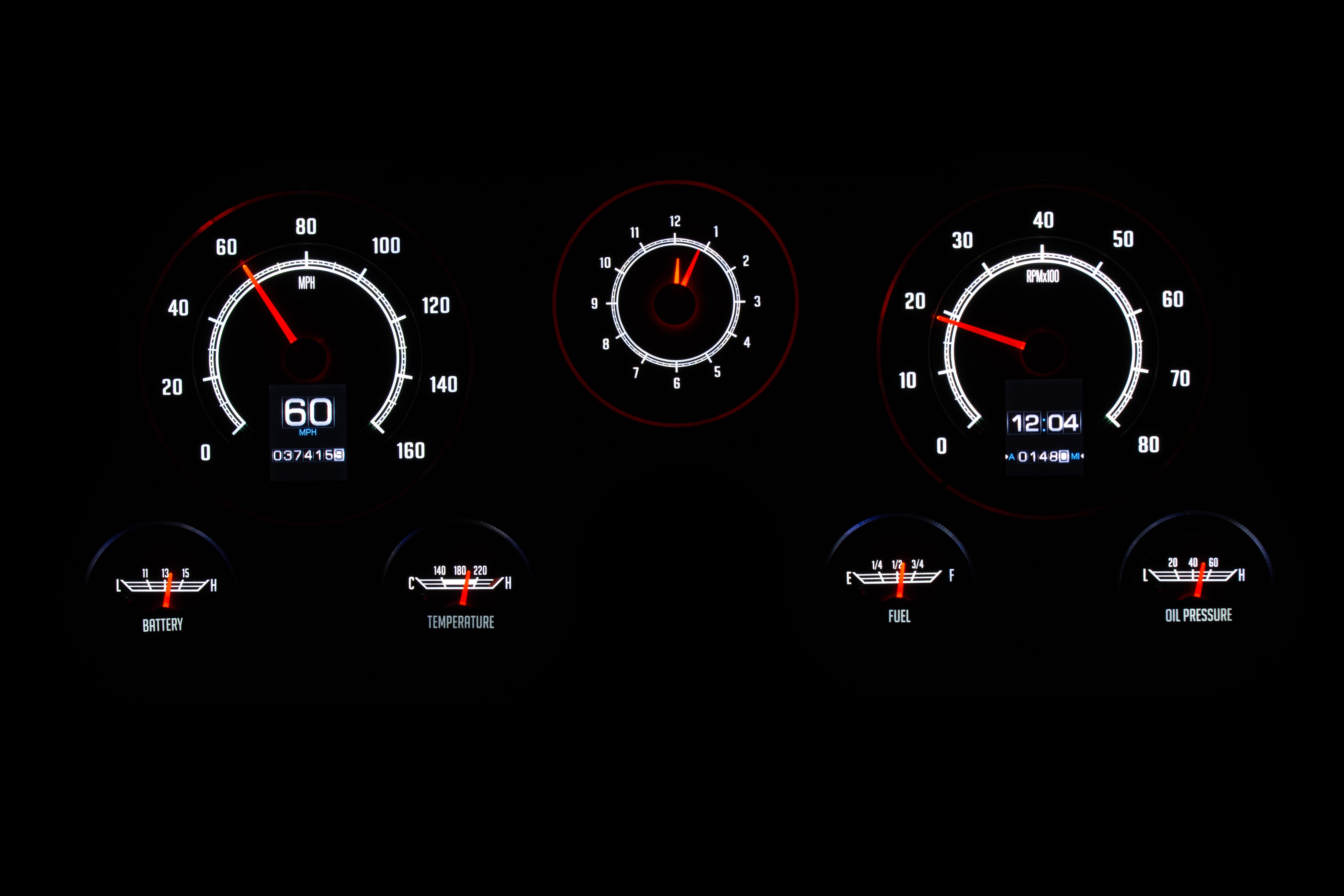 Dakota Digital RTX-67C-PU-X — 1967–1972 Chevy/GMC C10 Truck RTX Instrument System