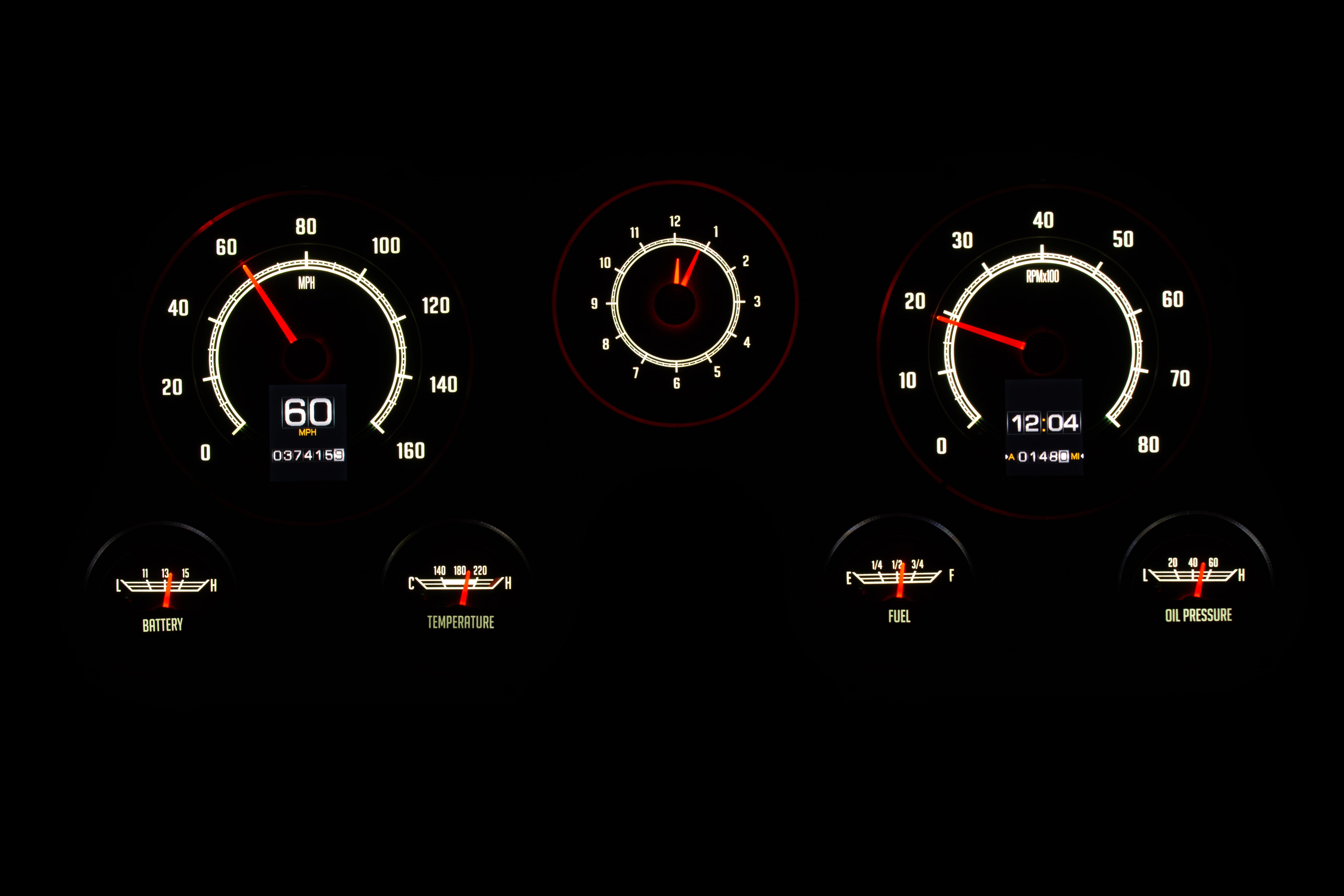 Dakota Digital RTX-67C-PU-X — 1967–1972 Chevy/GMC C10 Truck RTX Instrument System