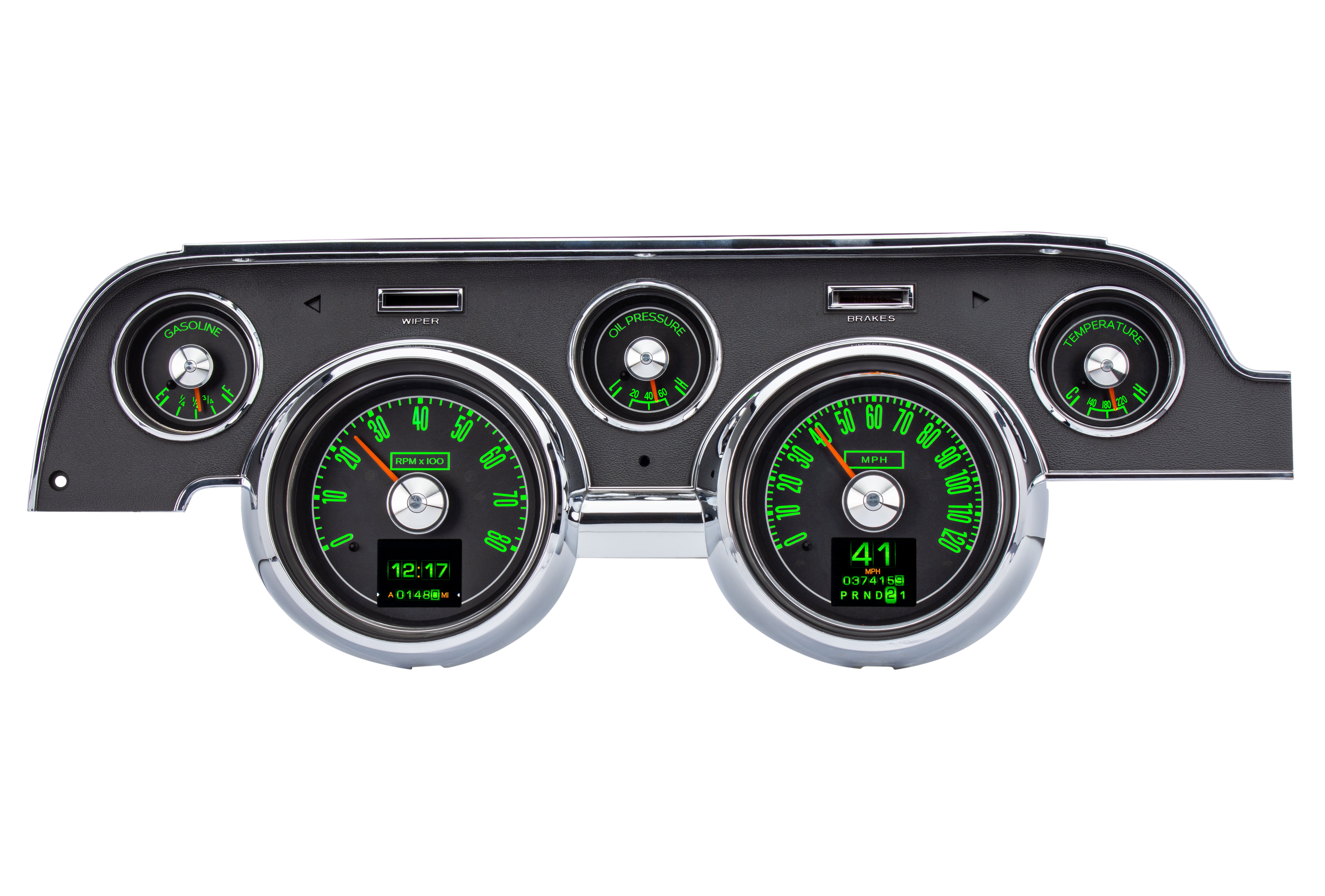 Dakota Digital RTX-67F-MUS-X — 1967–1968 Ford Mustang RTX Instrument System