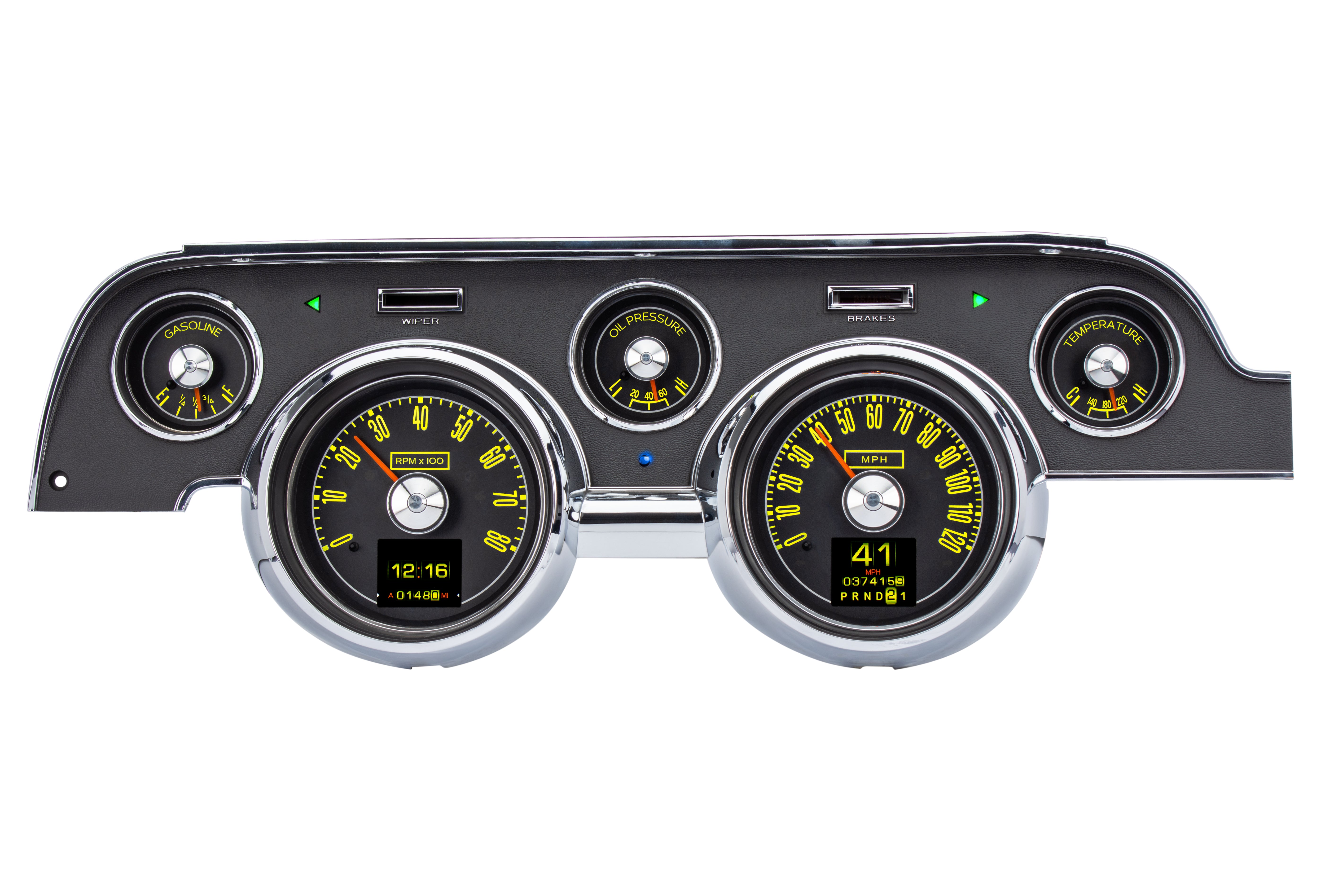 Dakota Digital RTX-67F-MUS-X — 1967–1968 Ford Mustang RTX Instrument System