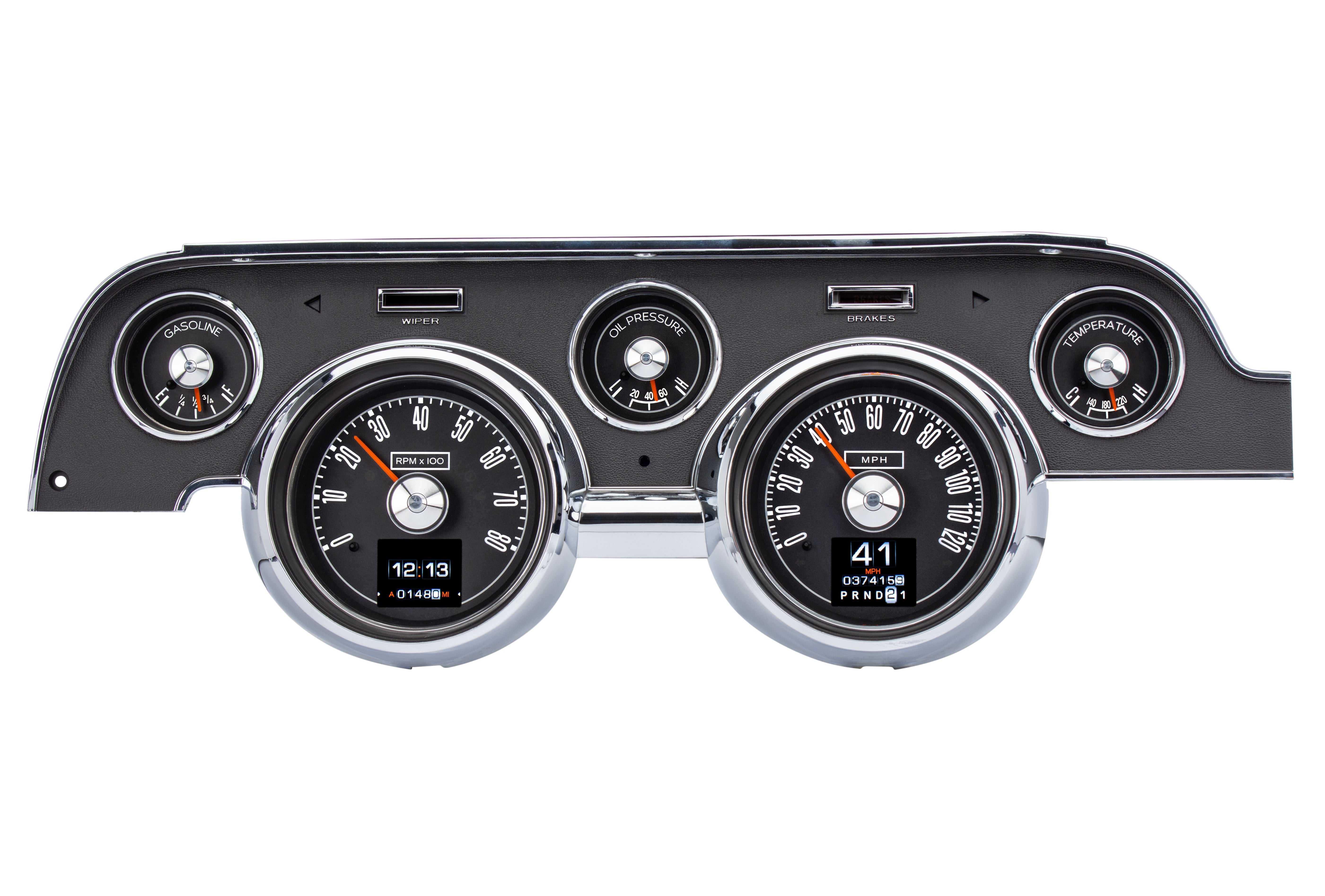 Dakota Digital RTX-67F-MUS-X — 1967–1968 Ford Mustang RTX Instrument System
