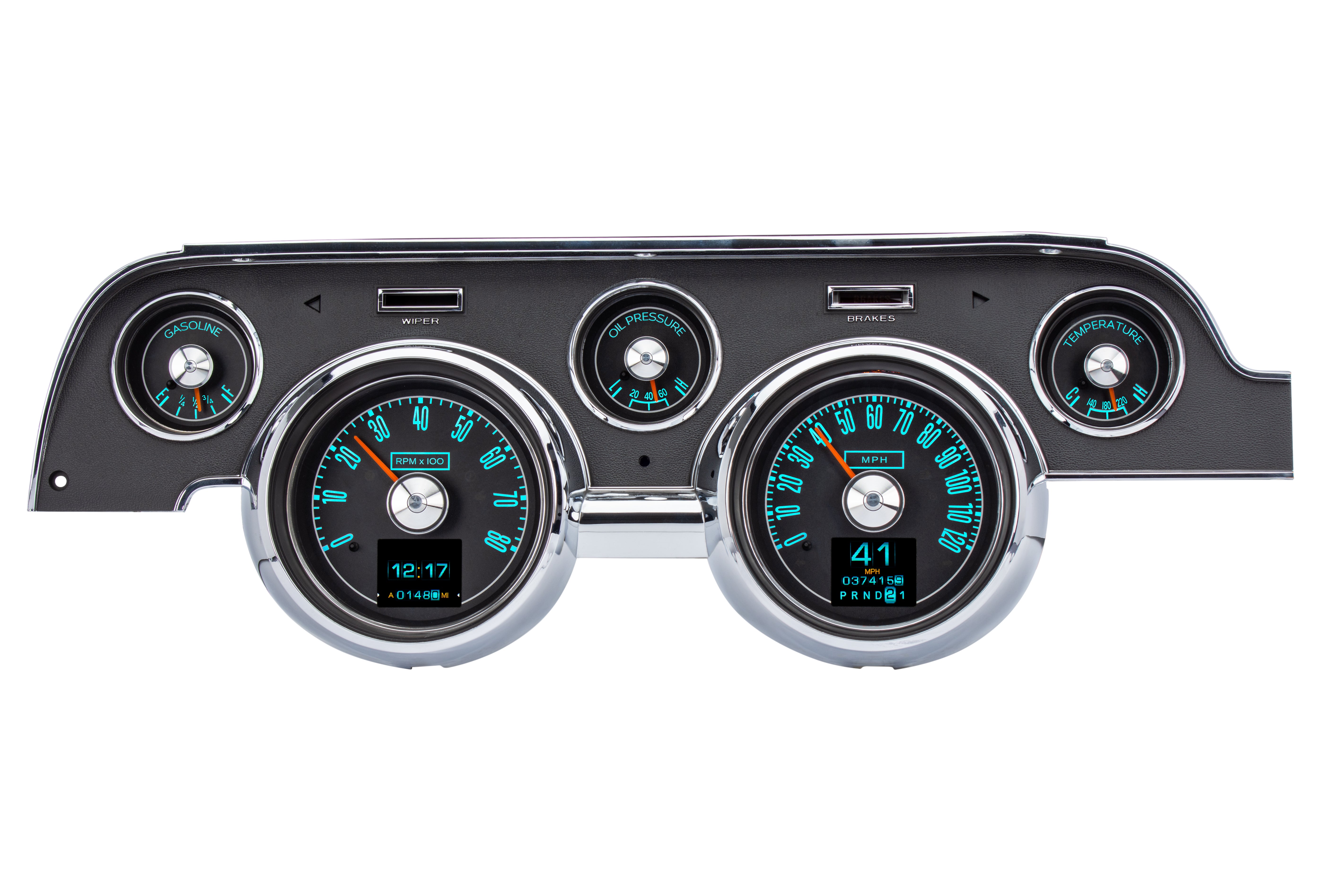 Dakota Digital RTX-67F-MUS-X — 1967–1968 Ford Mustang RTX Instrument System