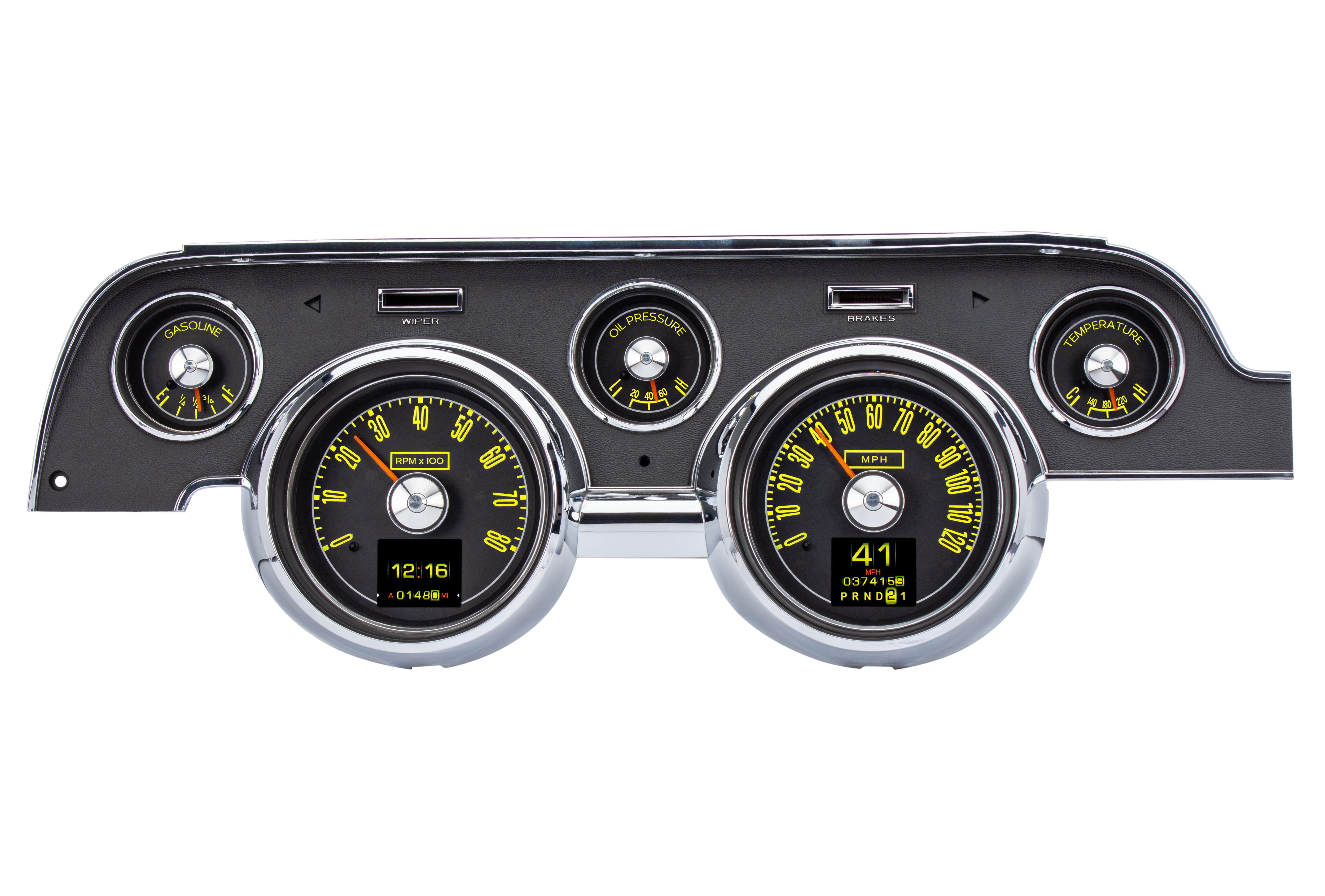 Dakota Digital RTX-67F-MUS-X — 1967–1968 Ford Mustang RTX Instrument System