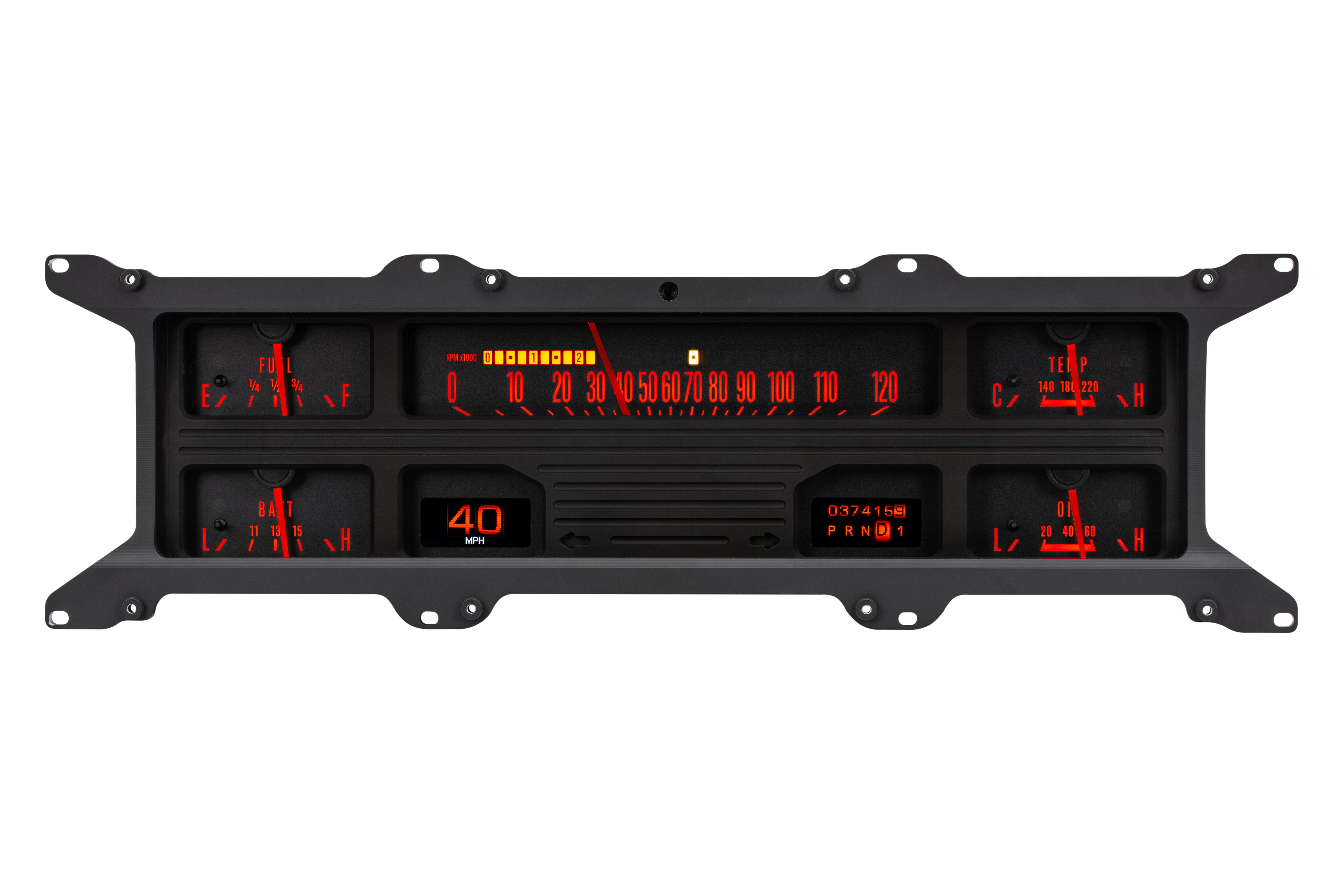 Dakota Digital RTX-67F-PU-X — 1967–72 Ford F-100 / F-Series RTX Gauge