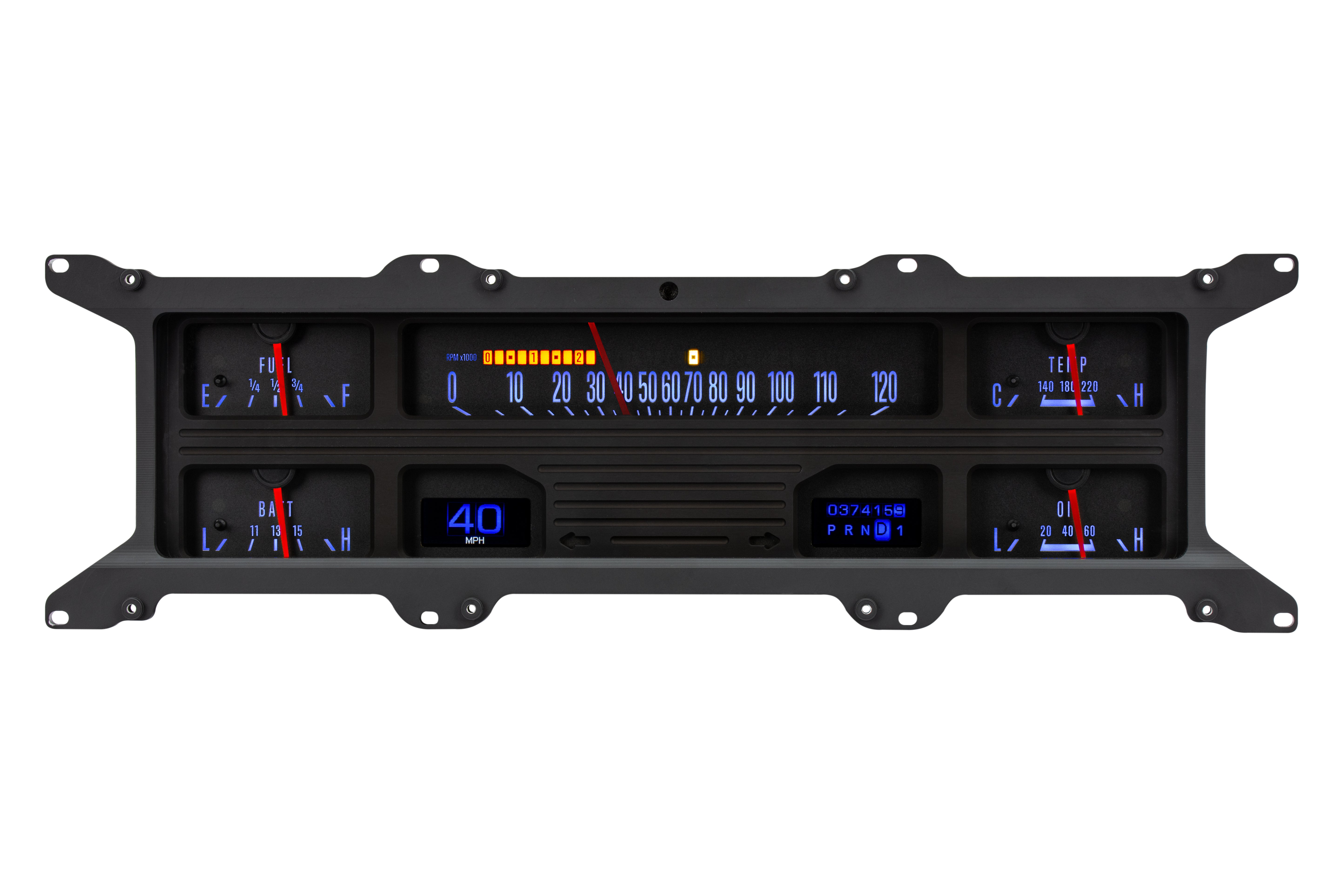 Dakota Digital RTX-67F-PU-X — 1967–72 Ford F-100 / F-Series RTX Gauge