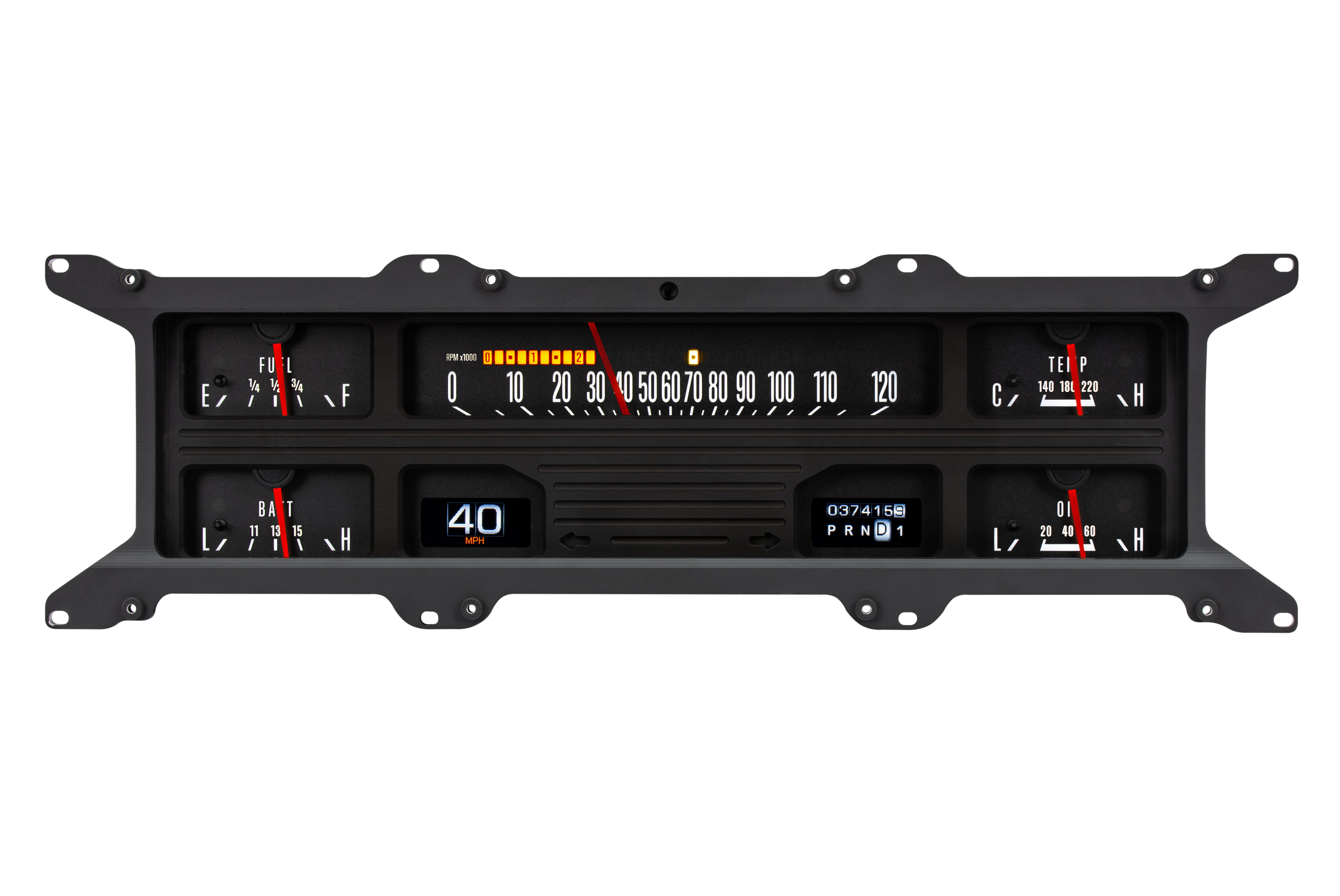 Dakota Digital RTX-67F-PU-X — 1967–72 Ford F-100 / F-Series RTX Gauge