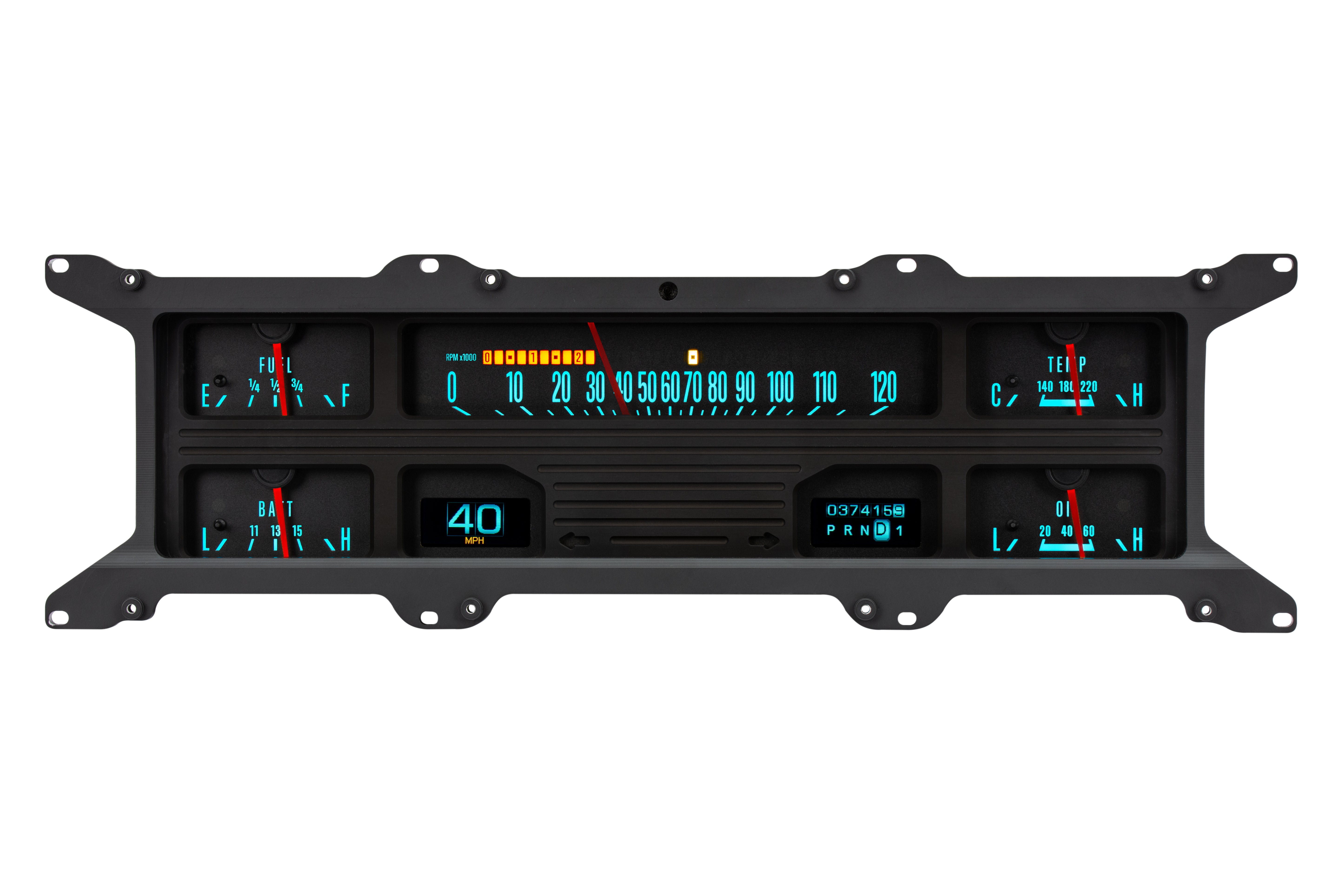 Dakota Digital RTX-67F-PU-X — 1967–72 Ford F-100 / F-Series RTX Gauge
