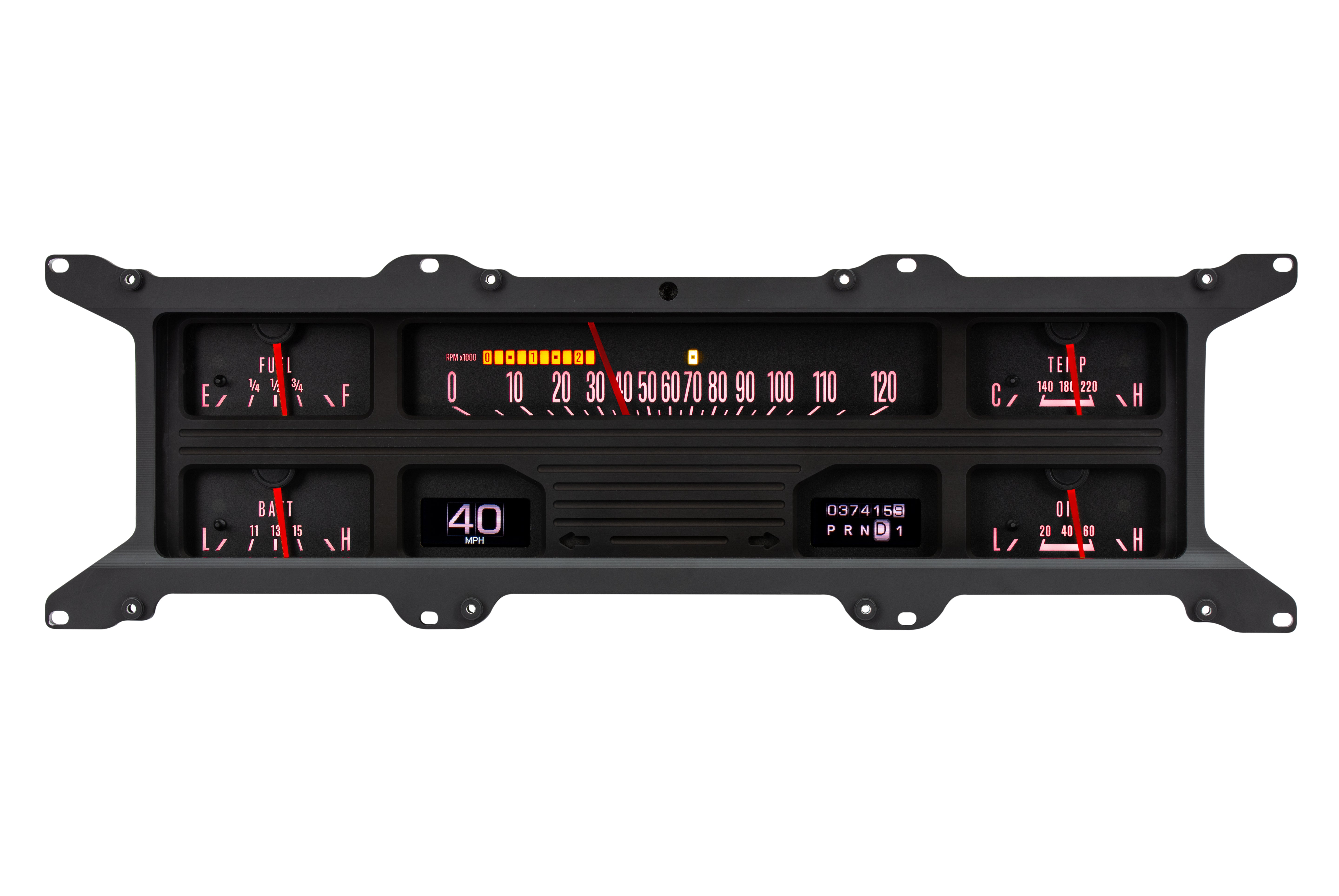 Dakota Digital RTX-67F-PU-X — 1967–72 Ford F-100 / F-Series RTX Gauge