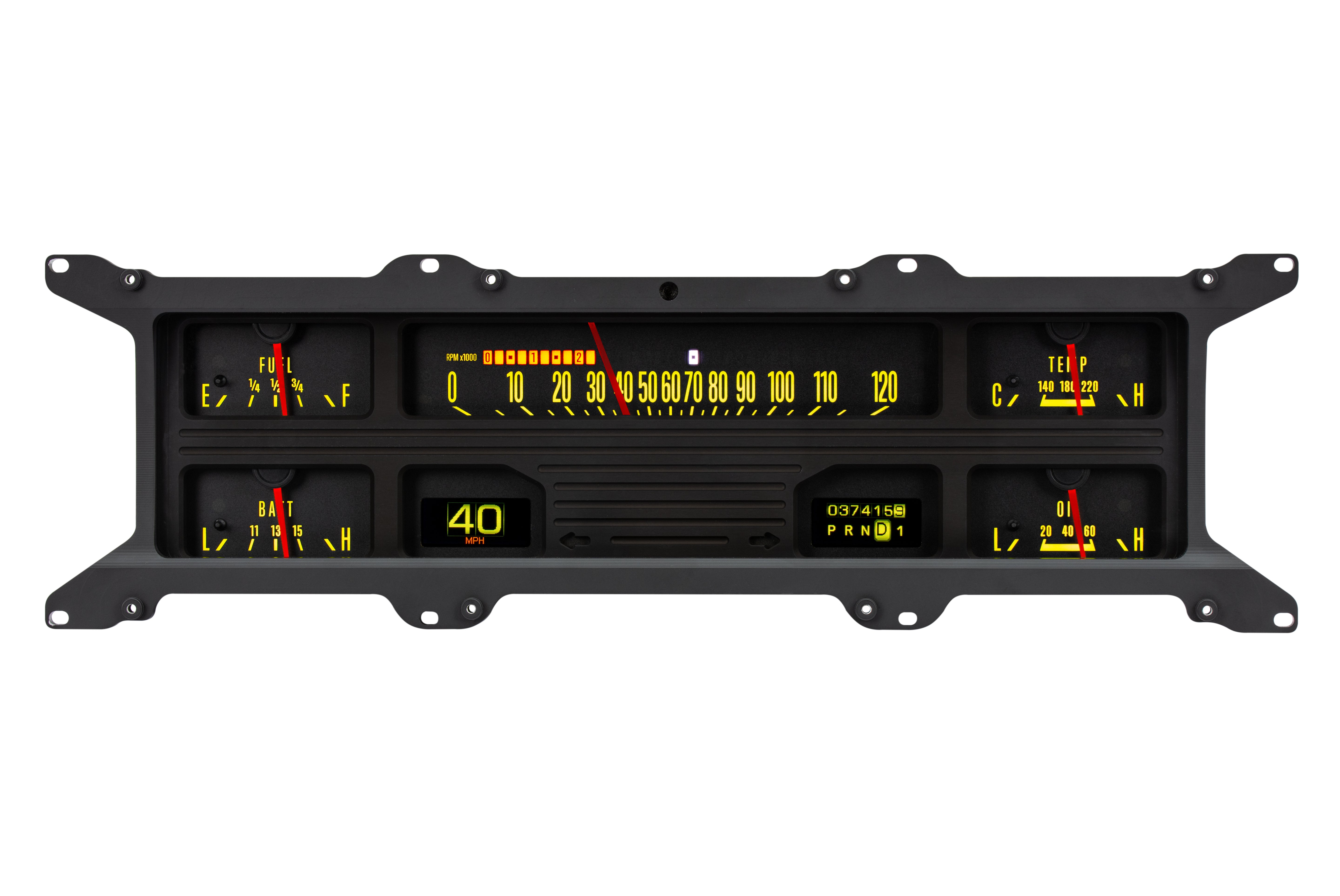 Dakota Digital RTX-67F-PU-X — 1967–72 Ford F-100 / F-Series RTX Gauge