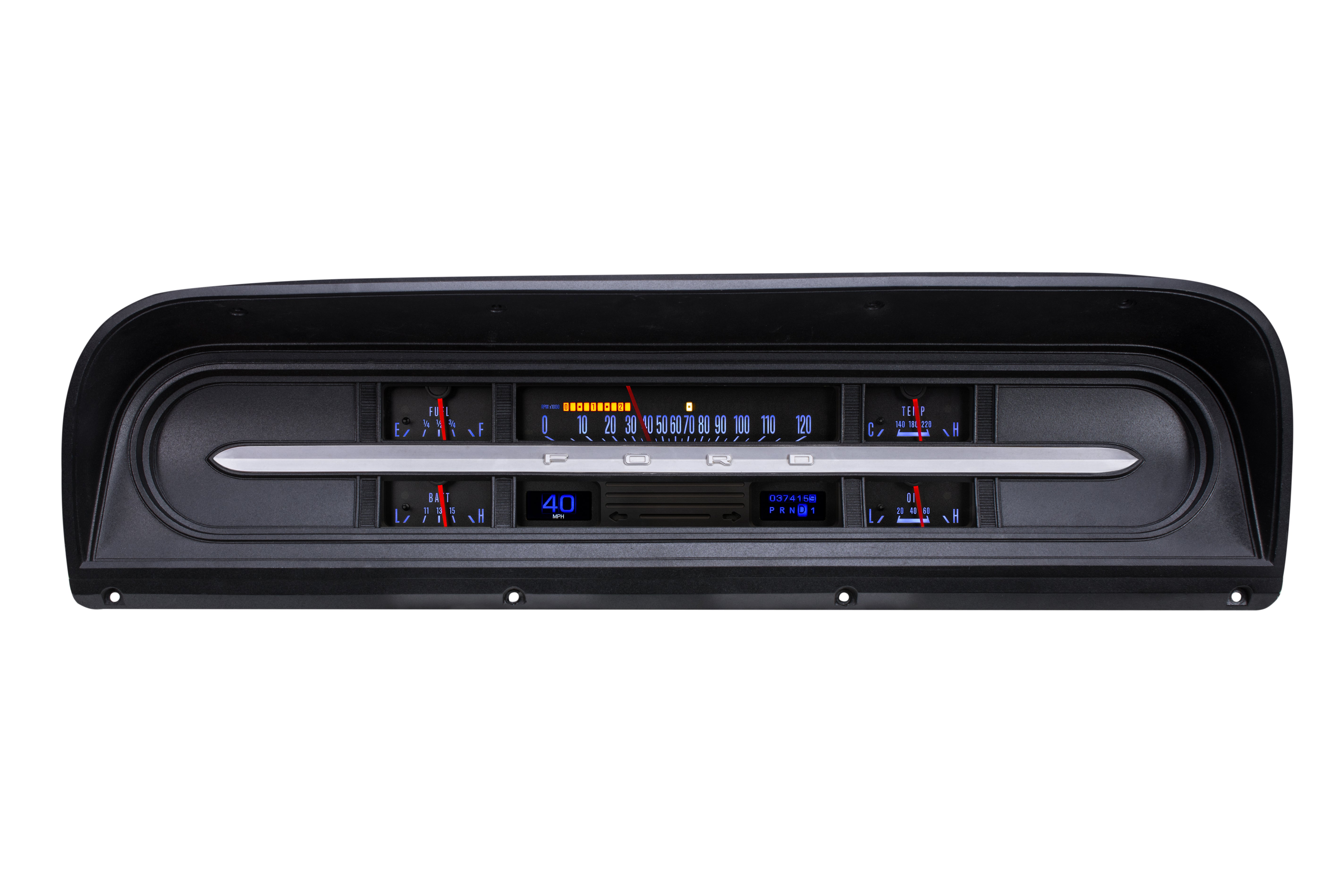 Dakota Digital RTX-67F-PU-X — 1967–72 Ford F-100 / F-Series RTX Gauge