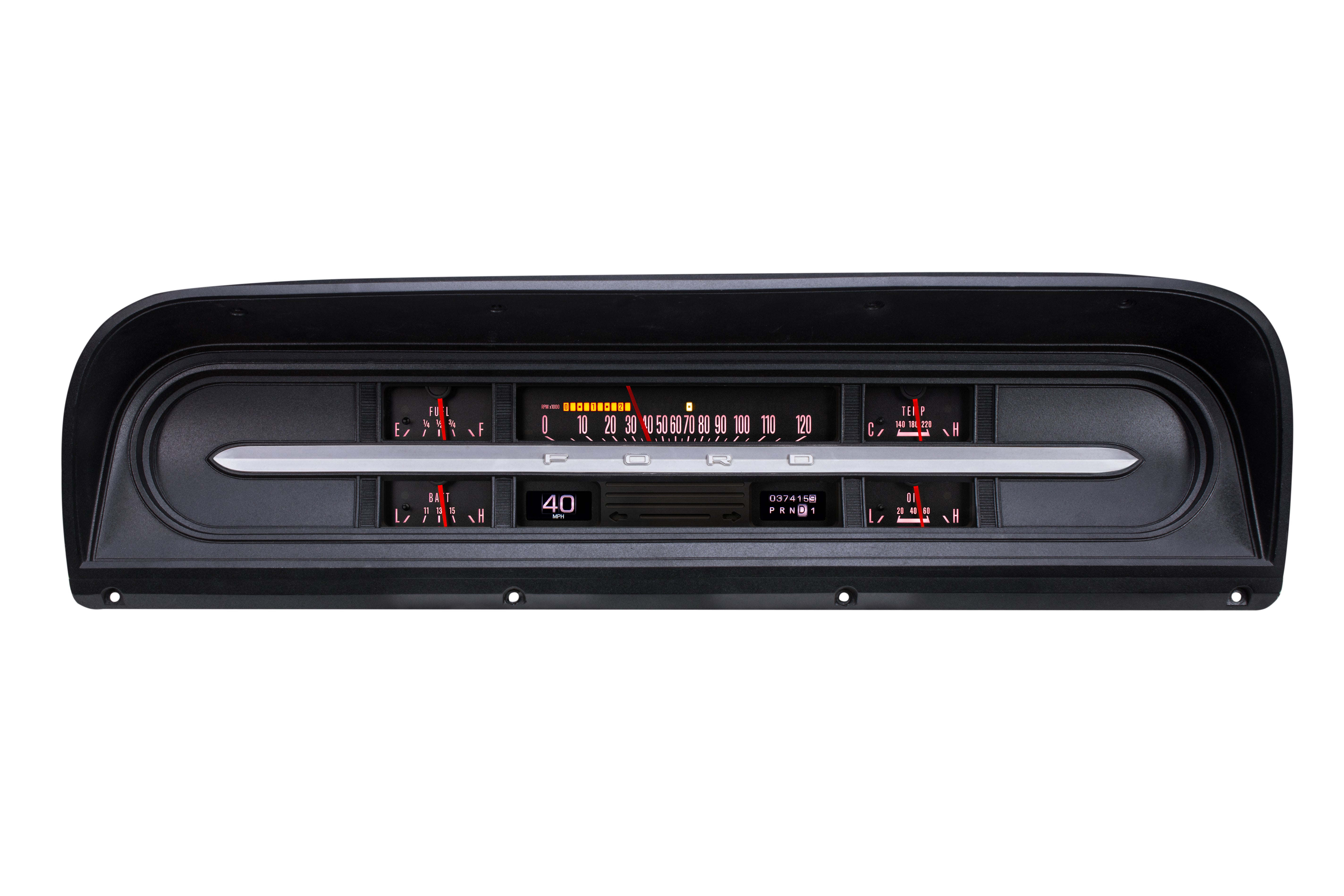 Dakota Digital RTX-67F-PU-X — 1967–72 Ford F-100 / F-Series RTX Gauge