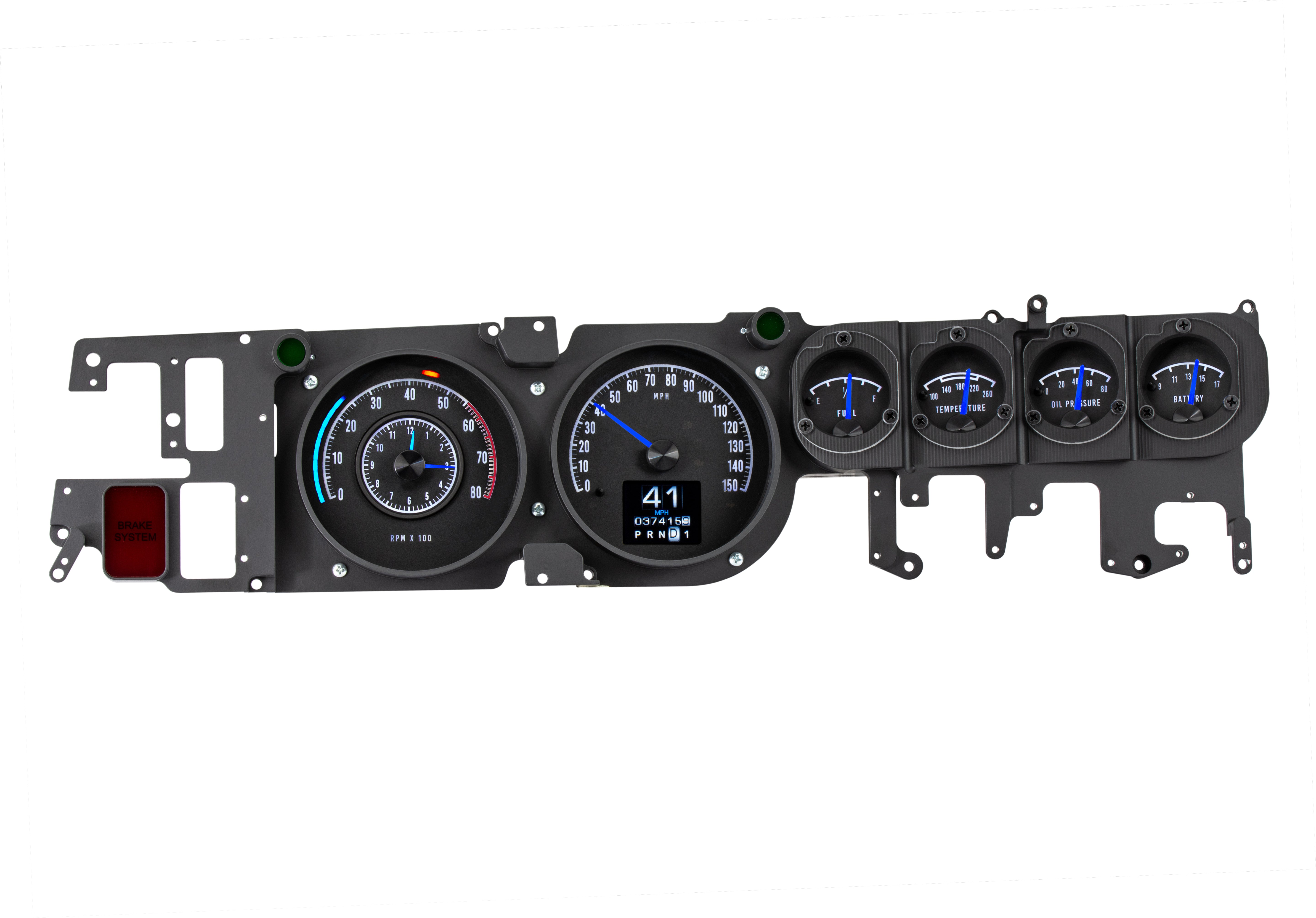 Dakota Digital RTX-68D-CHG-X — 1968–70 Dodge Charger RTX Gauge