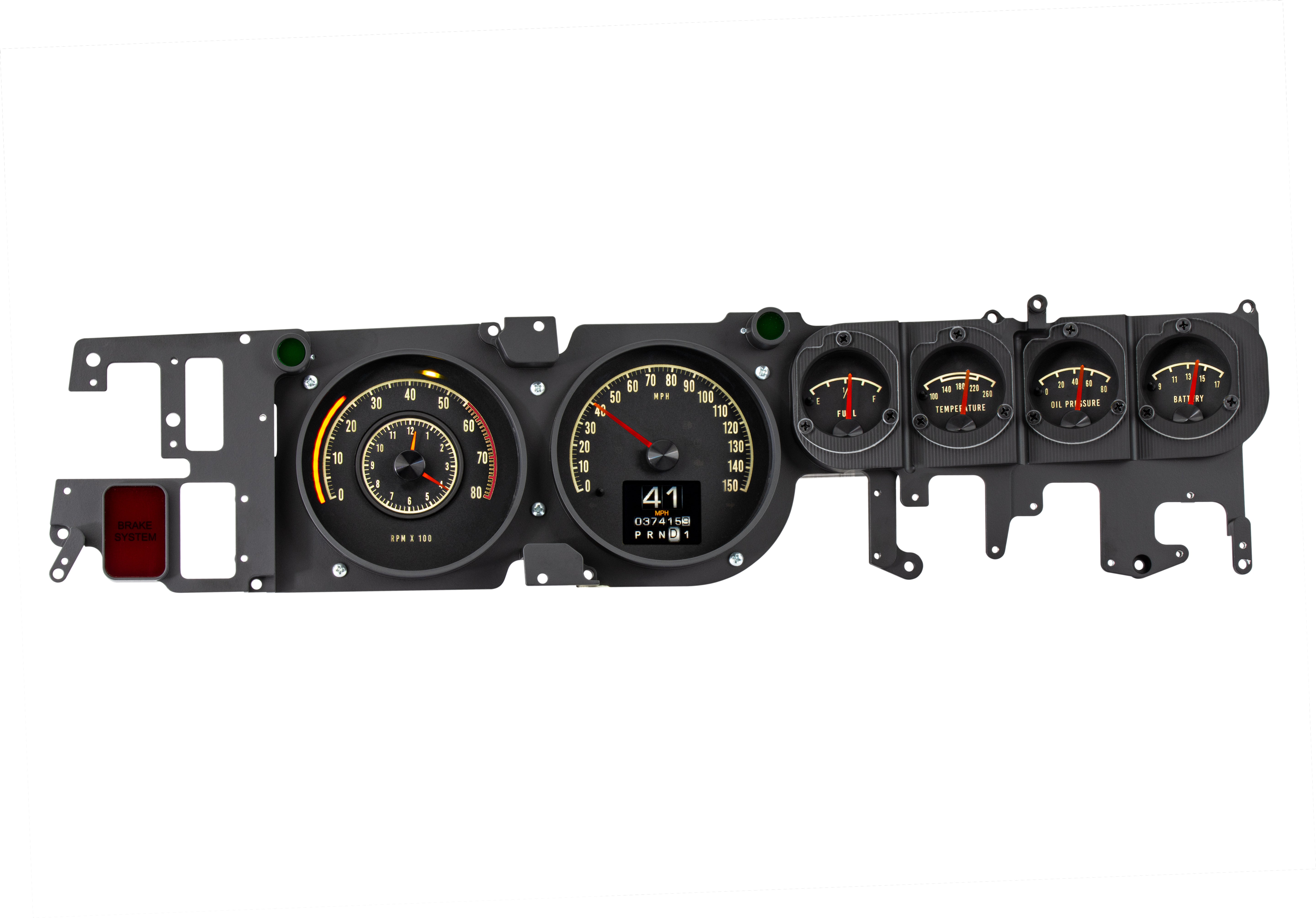 Dakota Digital RTX-68D-CHG-X — 1968–70 Dodge Charger RTX Gauge