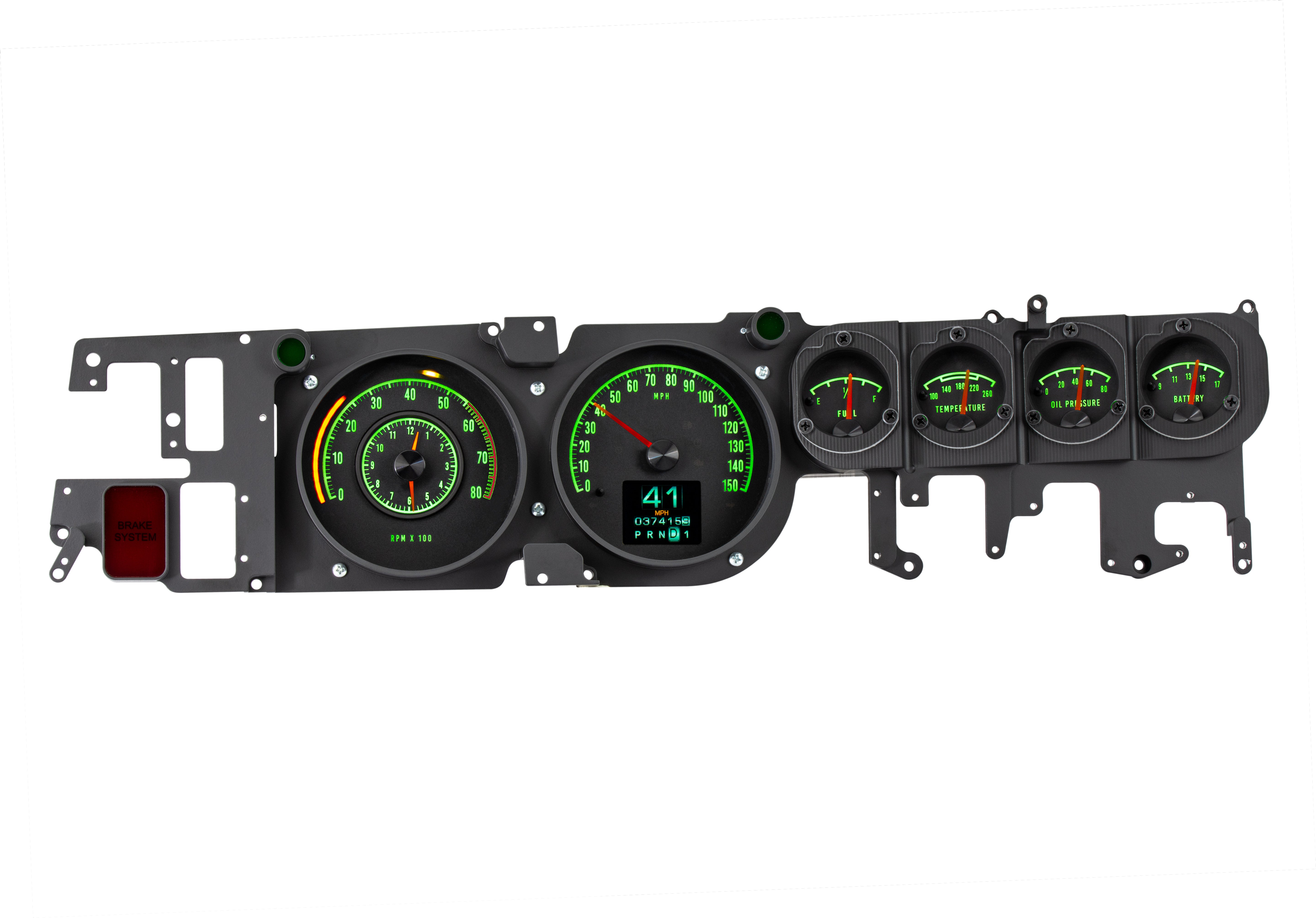 Dakota Digital RTX-68D-CHG-X — 1968–70 Dodge Charger RTX Gauge