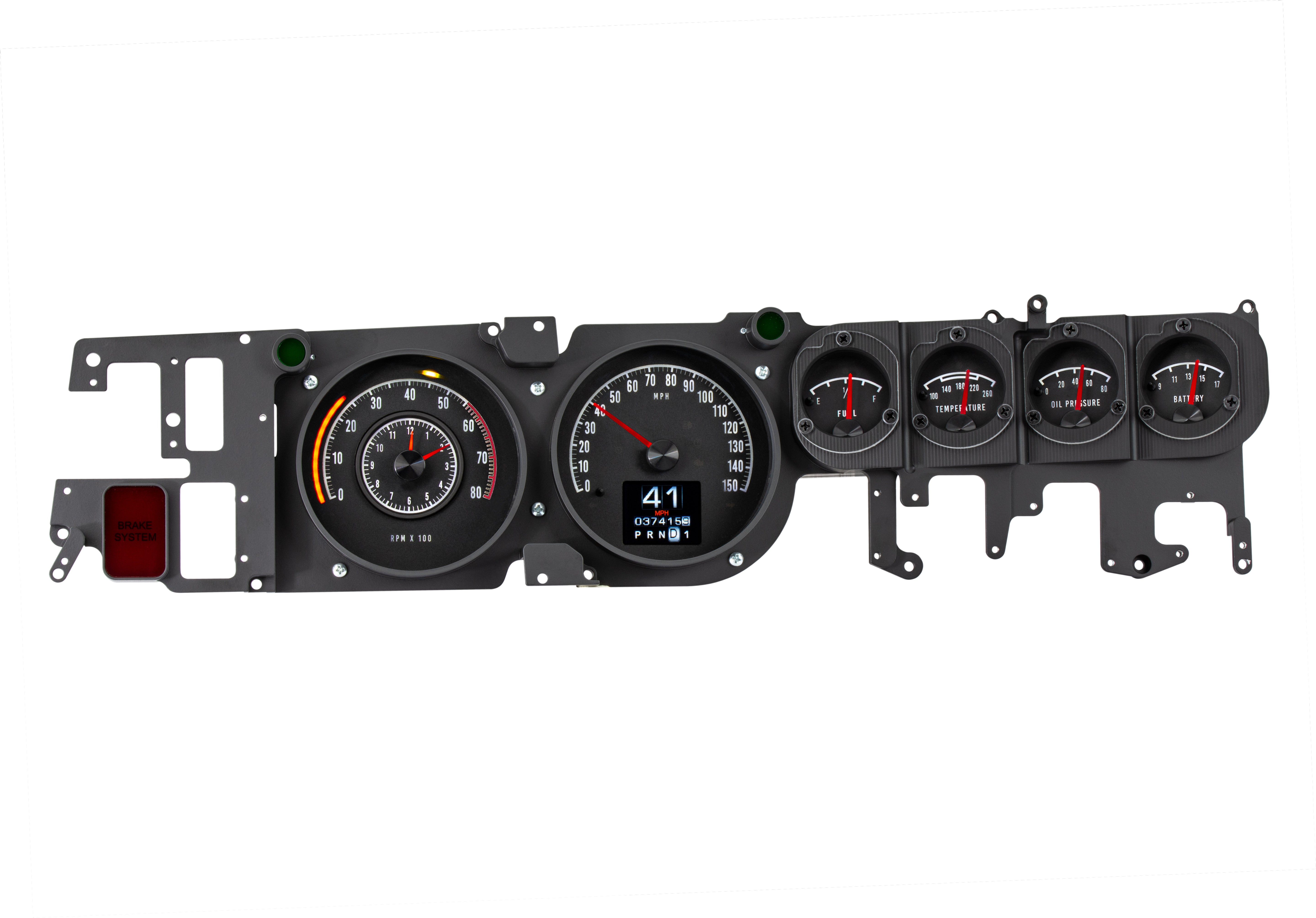 Dakota Digital RTX-68D-CHG-X — 1968–70 Dodge Charger RTX Gauge