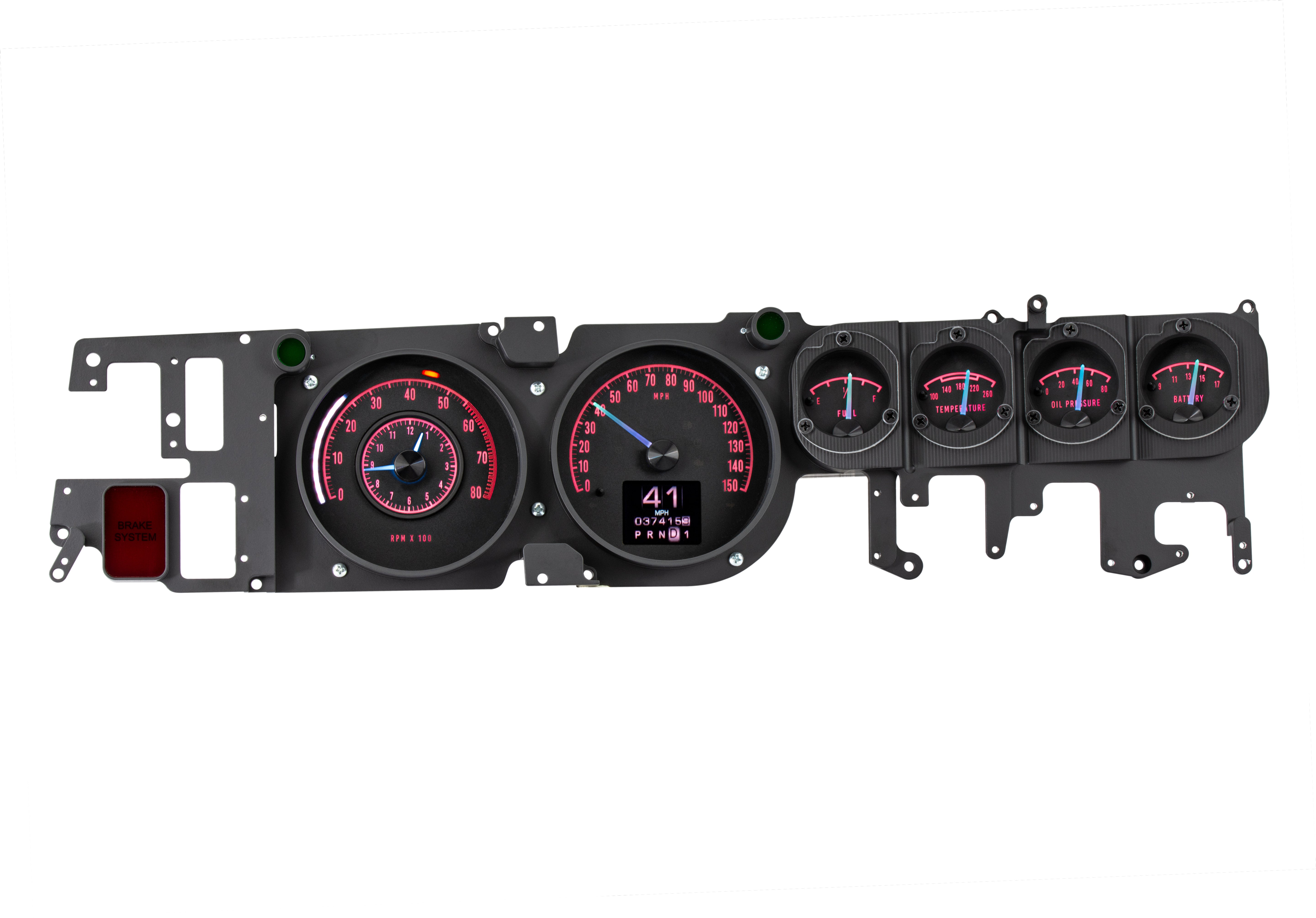 Dakota Digital RTX-68D-CHG-X — 1968–70 Dodge Charger RTX Gauge