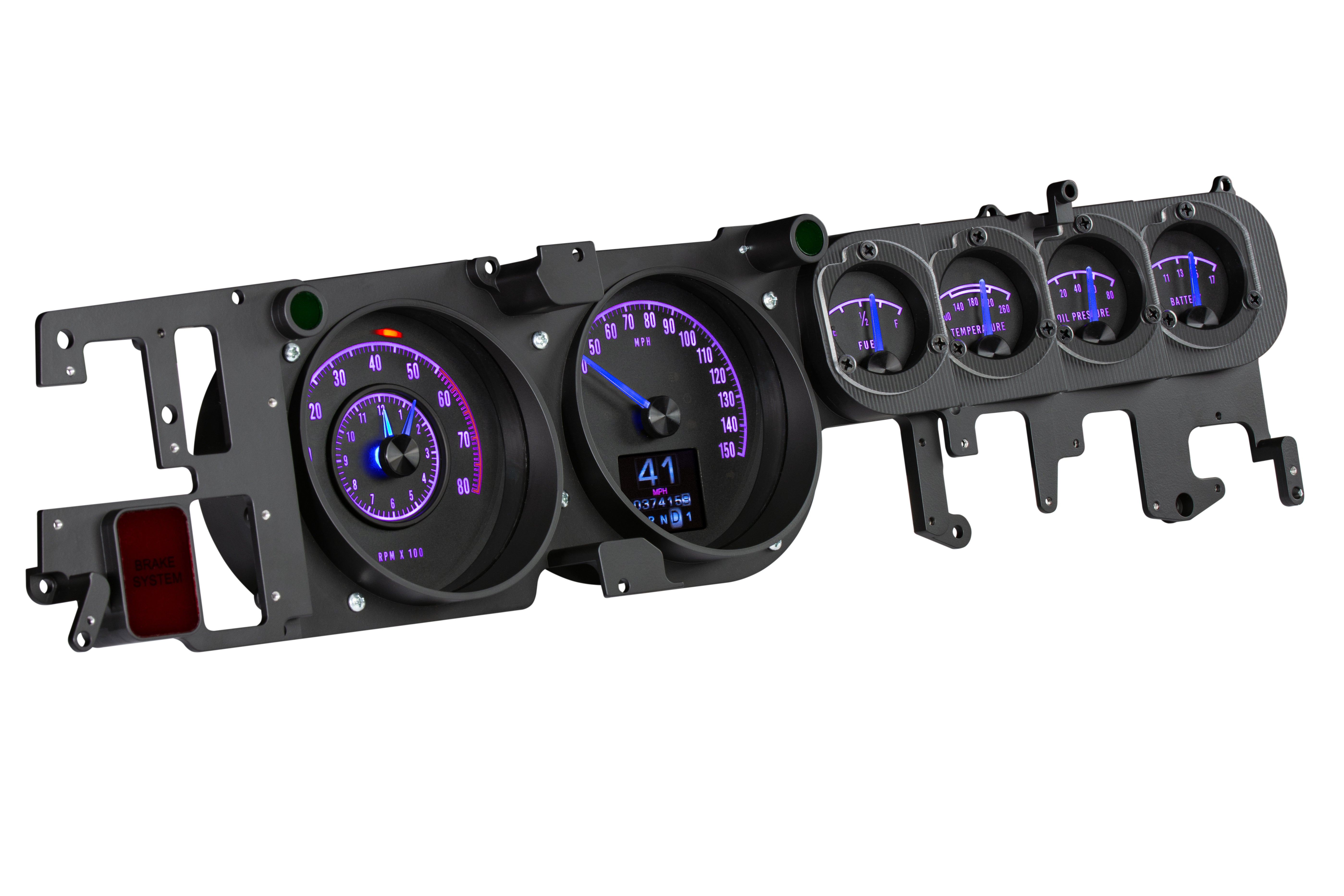 Dakota Digital RTX-68D-CHG-X — 1968–70 Dodge Charger RTX Gauge