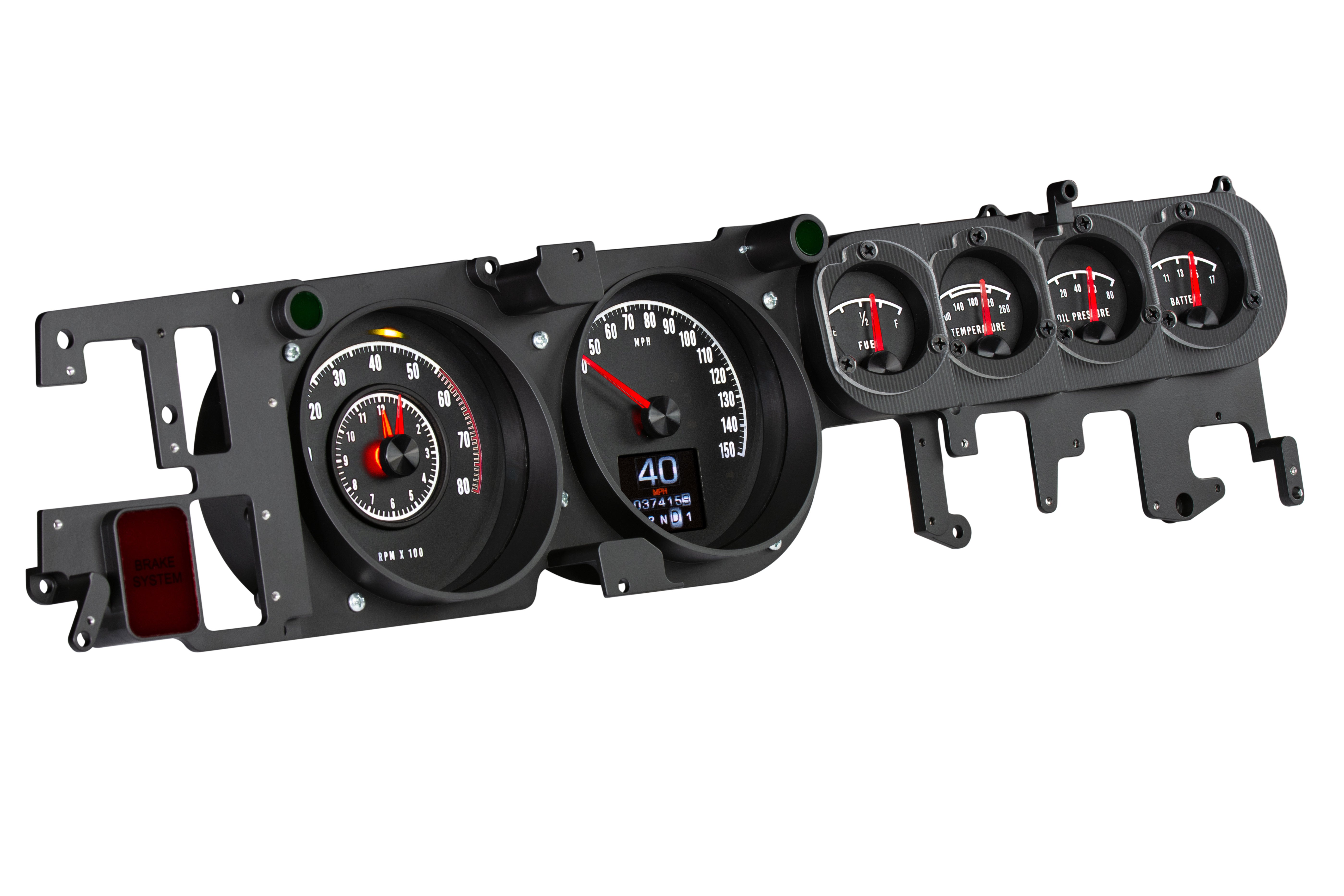 Dakota Digital RTX-68D-CHG-X — 1968–70 Dodge Charger RTX Gauge