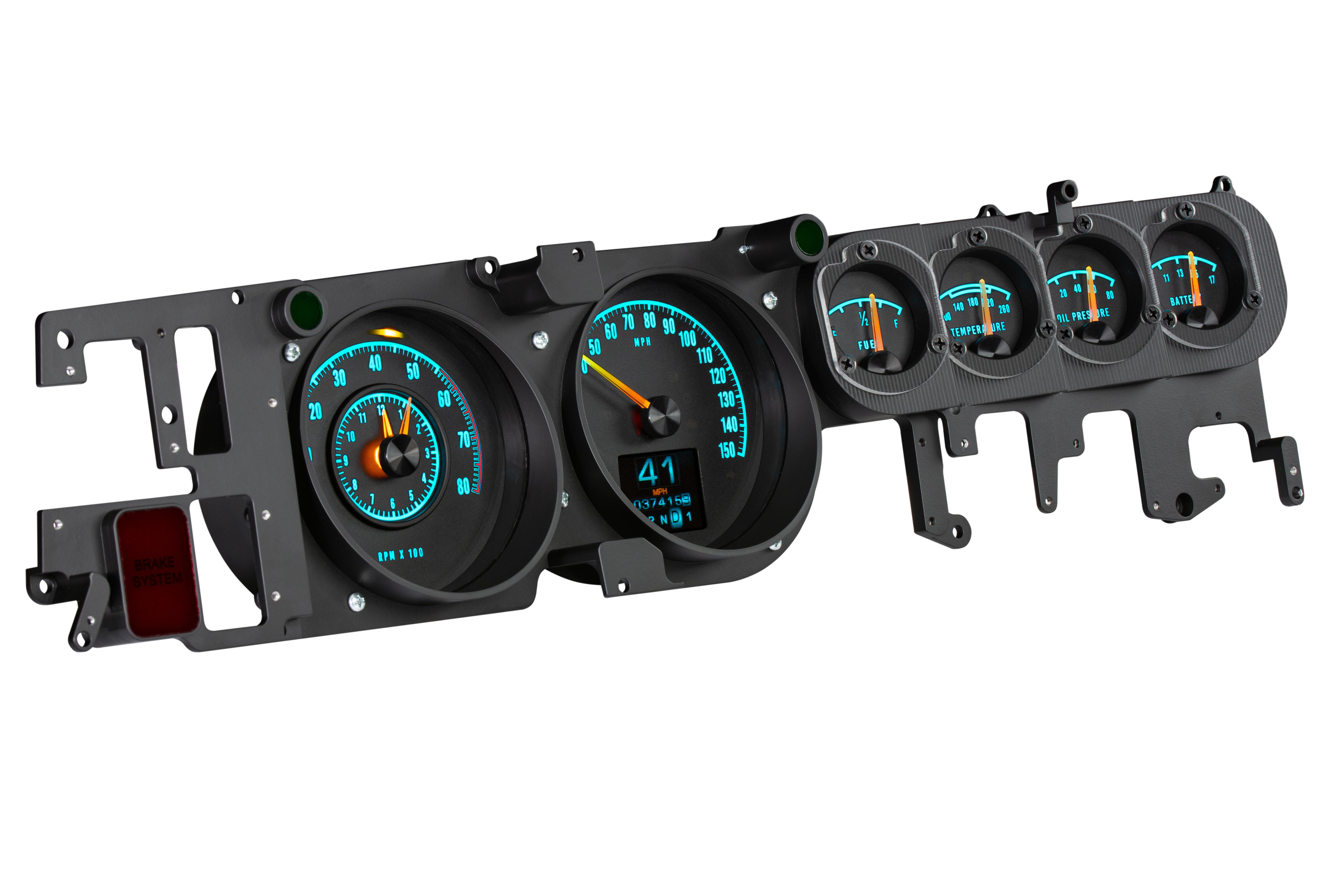 Dakota Digital RTX-68D-CHG-X — 1968–70 Dodge Charger RTX Gauge