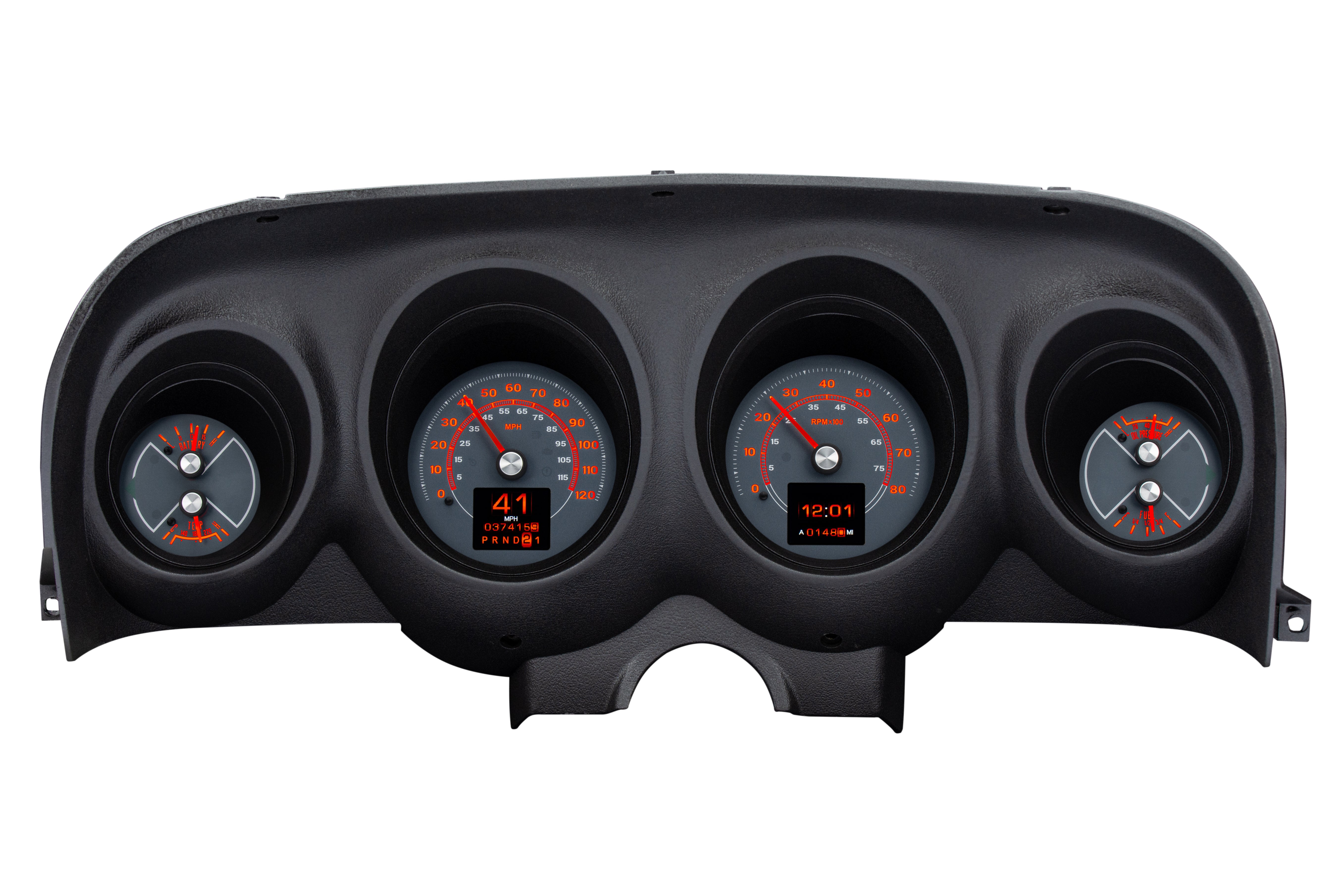 Dakota Digital RTX-69F-MUS-X — 1969–70 Ford Mustang RTX Gauge