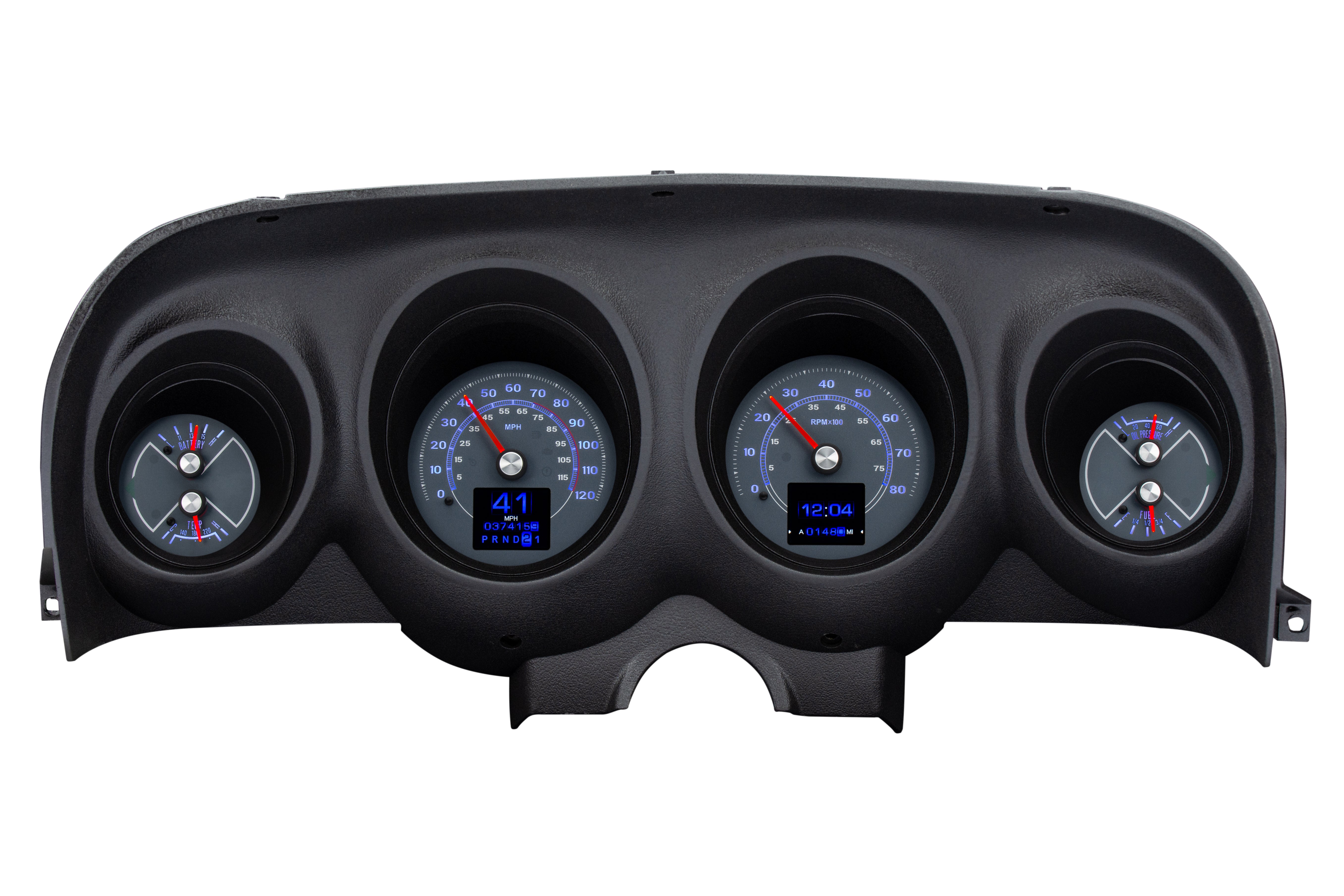 Dakota Digital RTX-69F-MUS-X — 1969–70 Ford Mustang RTX Gauge
