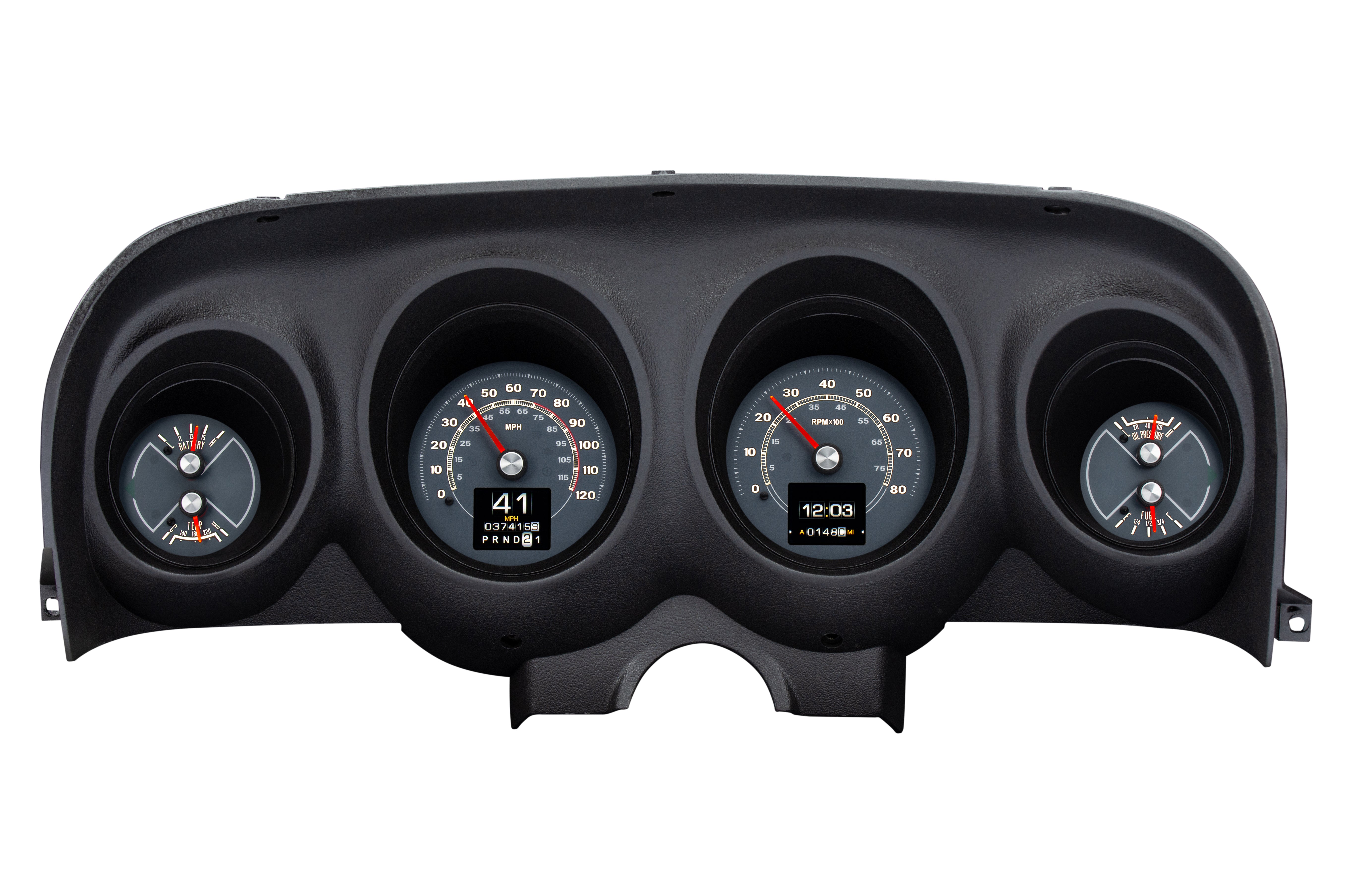 Dakota Digital RTX-69F-MUS-X — 1969–70 Ford Mustang RTX Gauge