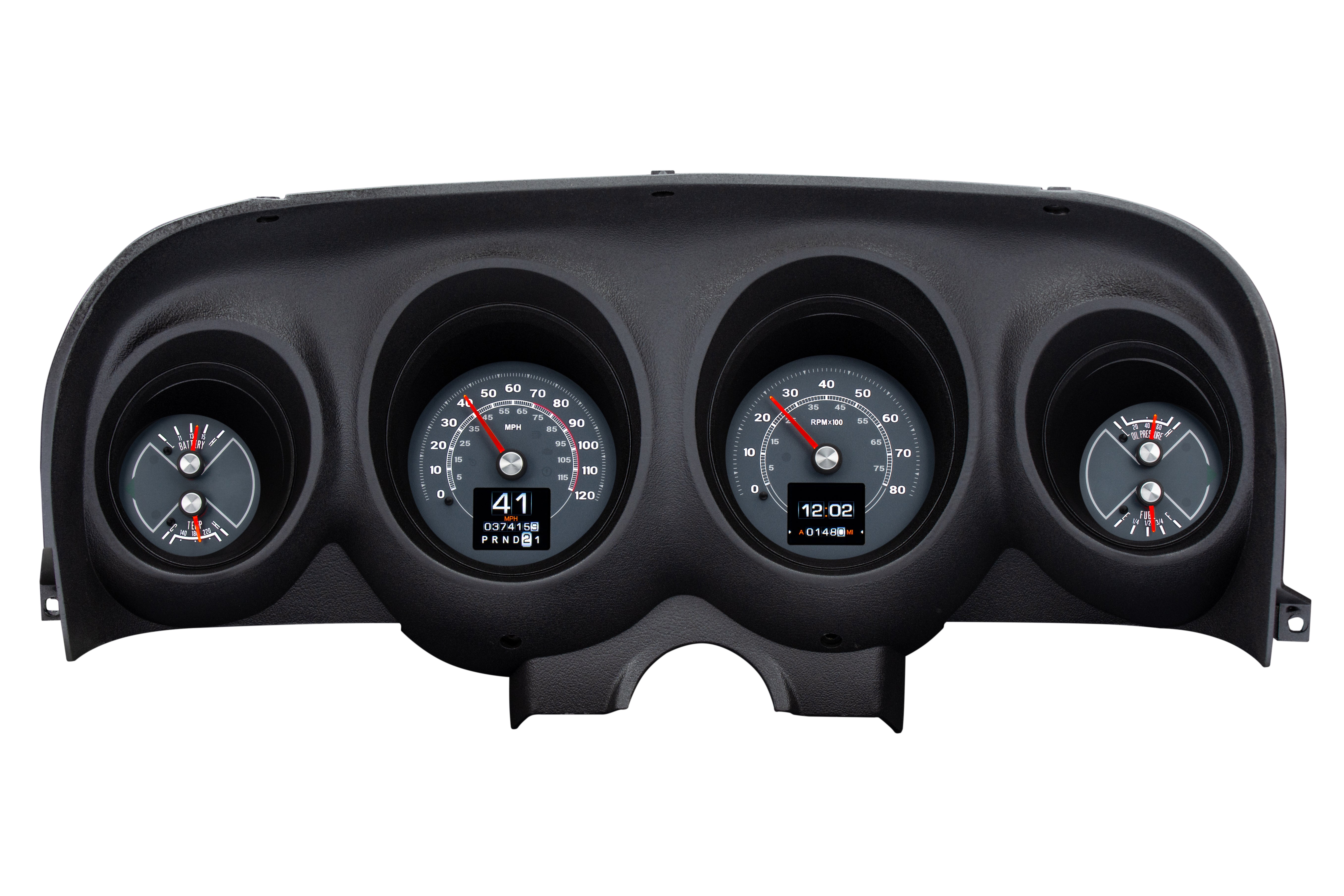 Dakota Digital RTX-69F-MUS-X — 1969–70 Ford Mustang RTX Gauge