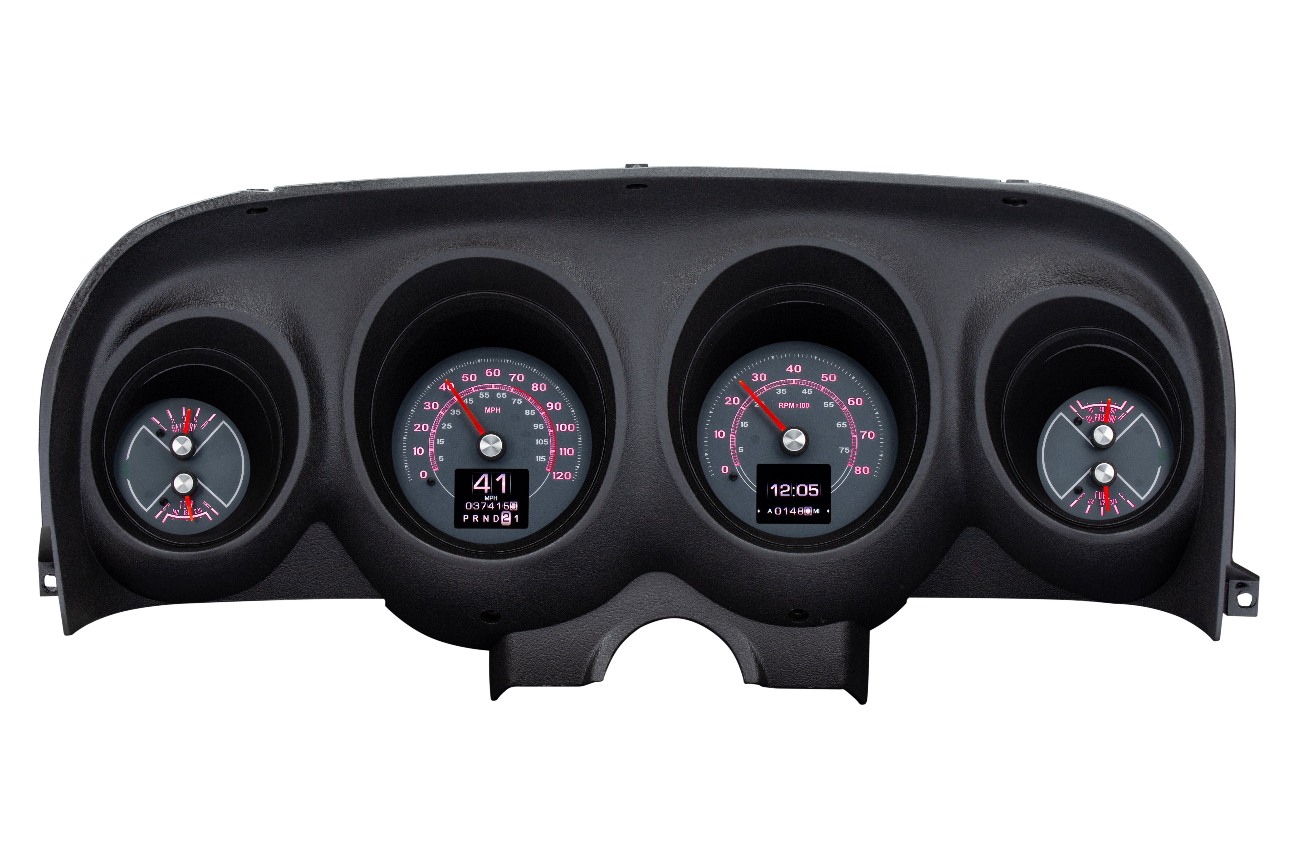 Dakota Digital RTX-69F-MUS-X — 1969–70 Ford Mustang RTX Gauge
