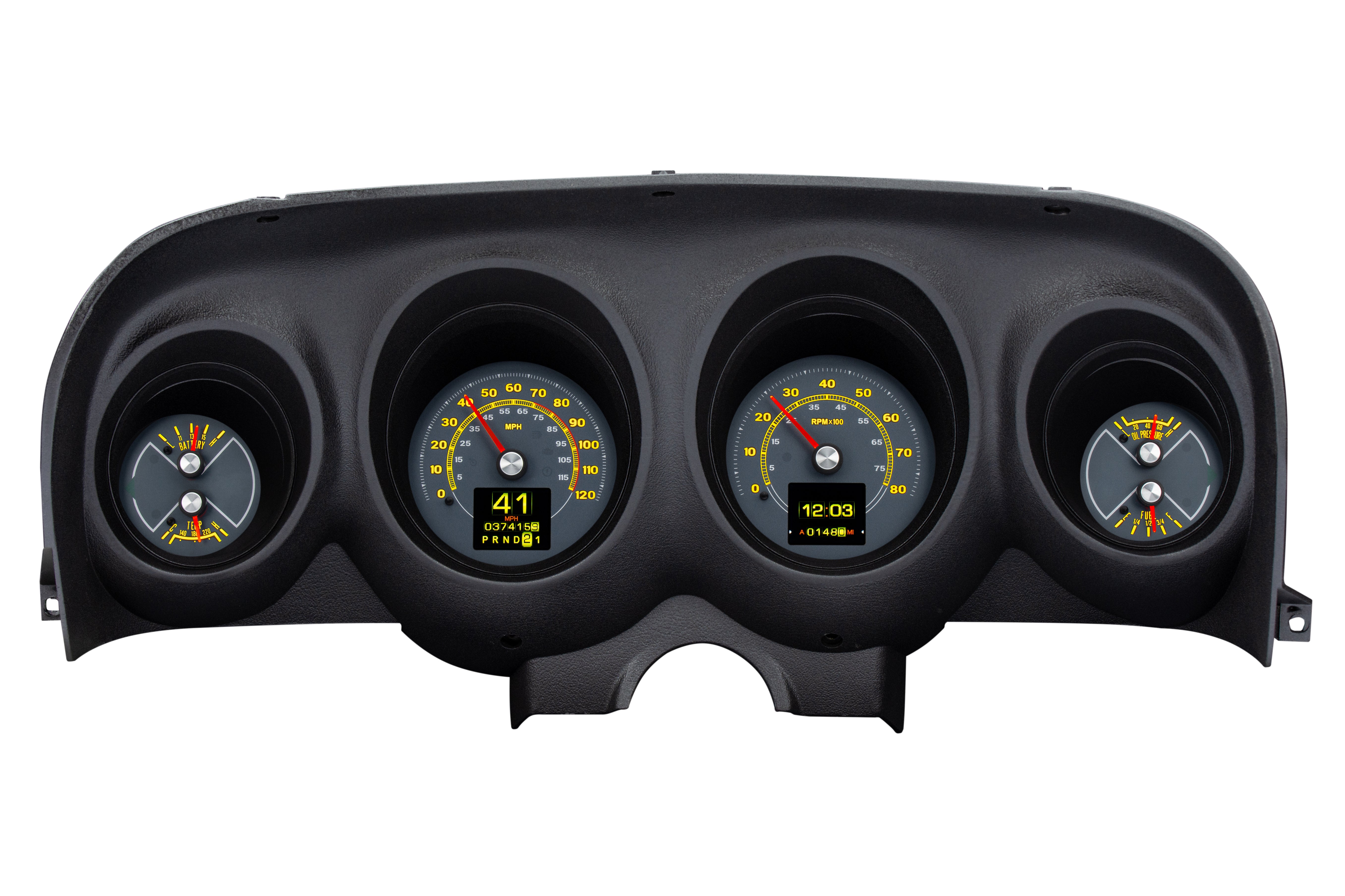 Dakota Digital RTX-69F-MUS-X — 1969–70 Ford Mustang RTX Gauge