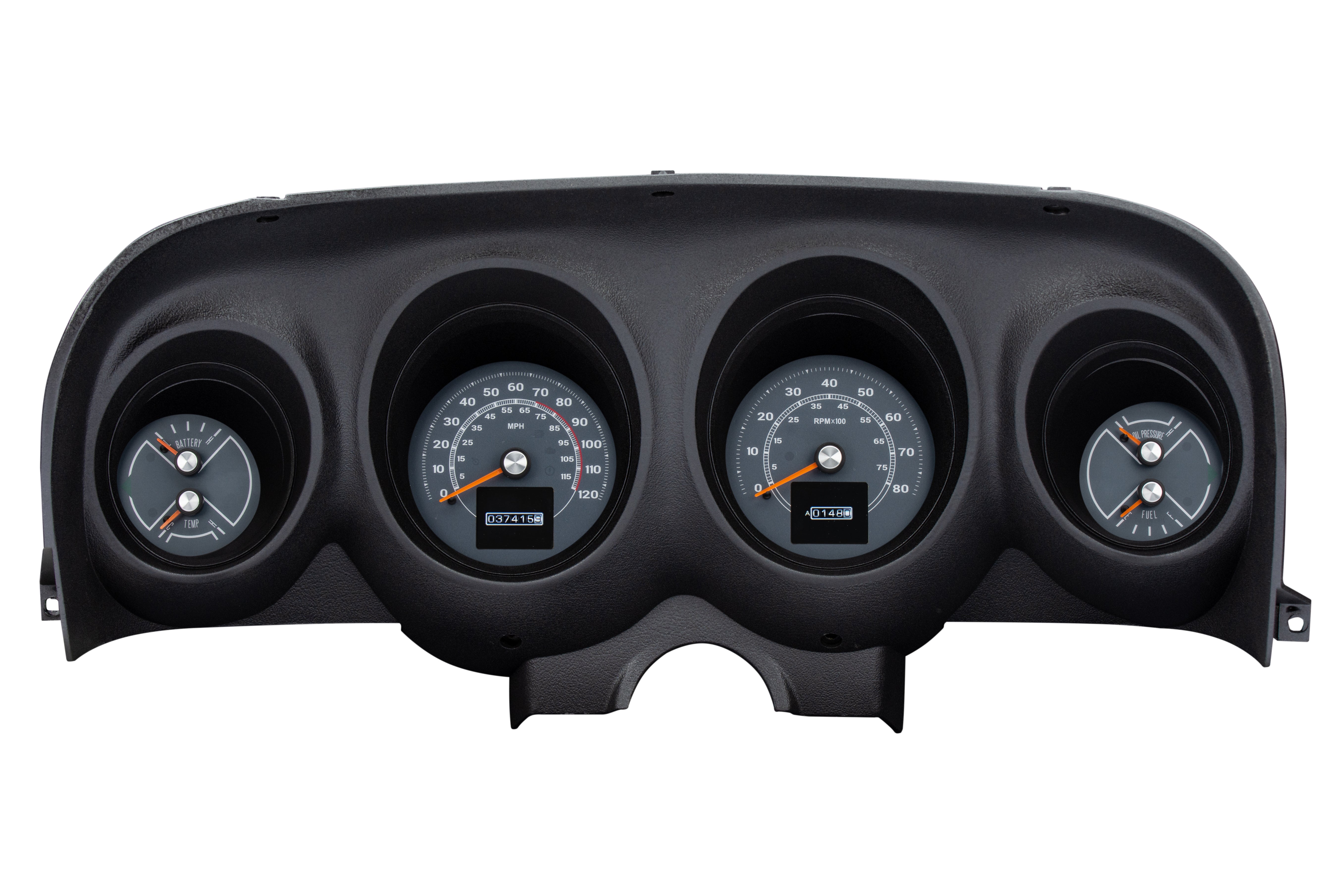 Dakota Digital RTX-69F-MUS-X — 1969–70 Ford Mustang RTX Gauge