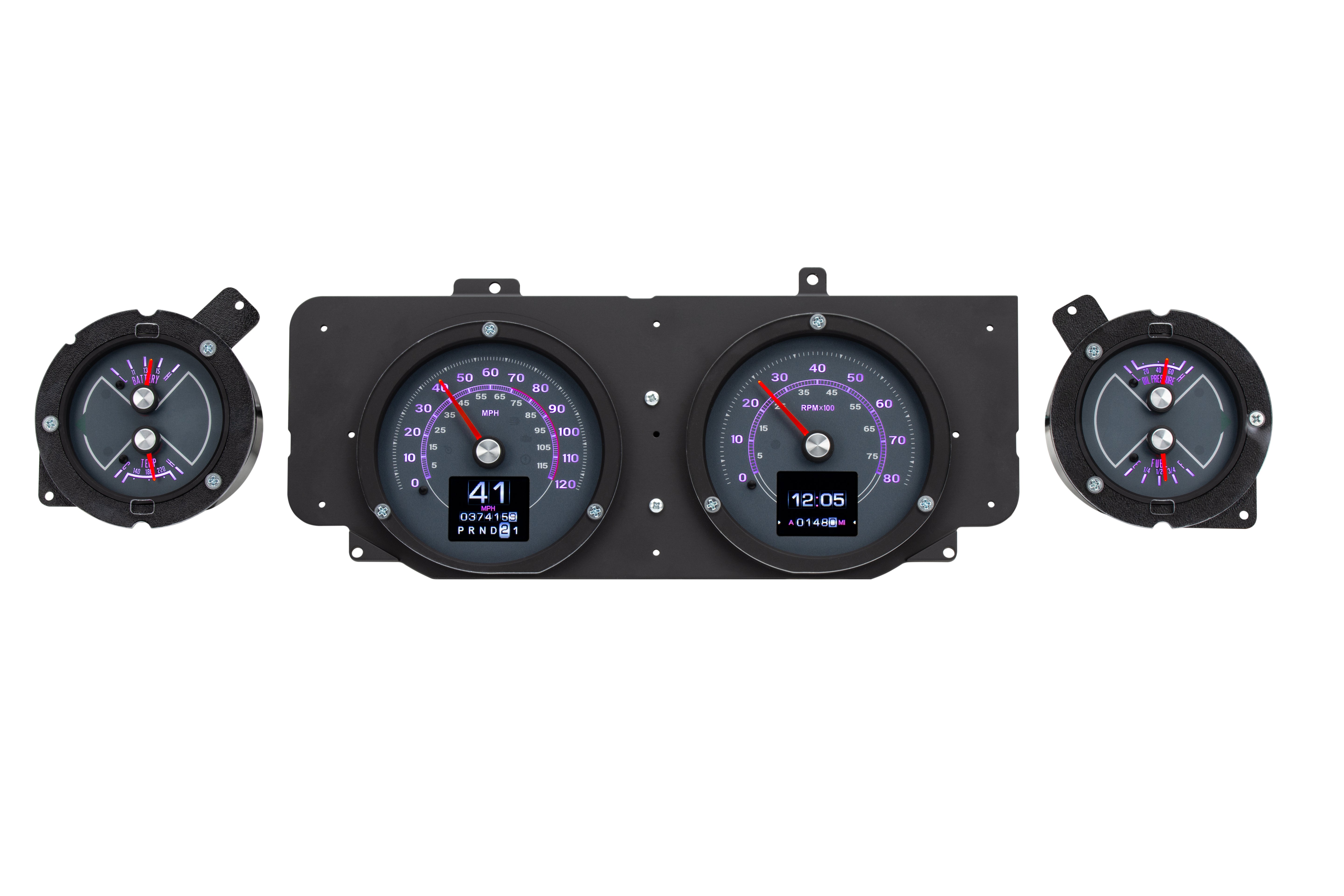Dakota Digital RTX-69F-MUS-X — 1969–70 Ford Mustang RTX Gauge