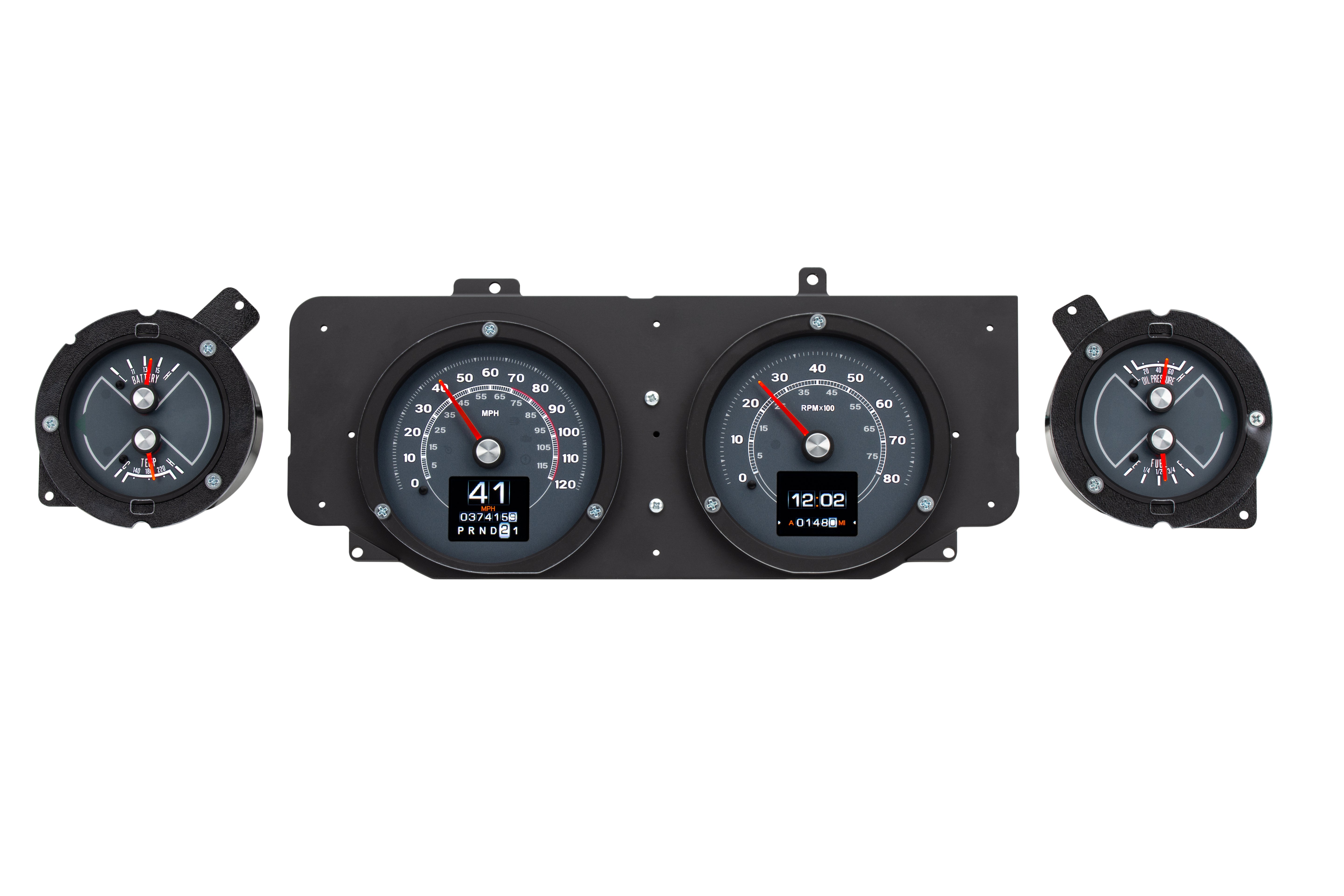 Dakota Digital RTX-69F-MUS-X — 1969–70 Ford Mustang RTX Gauge