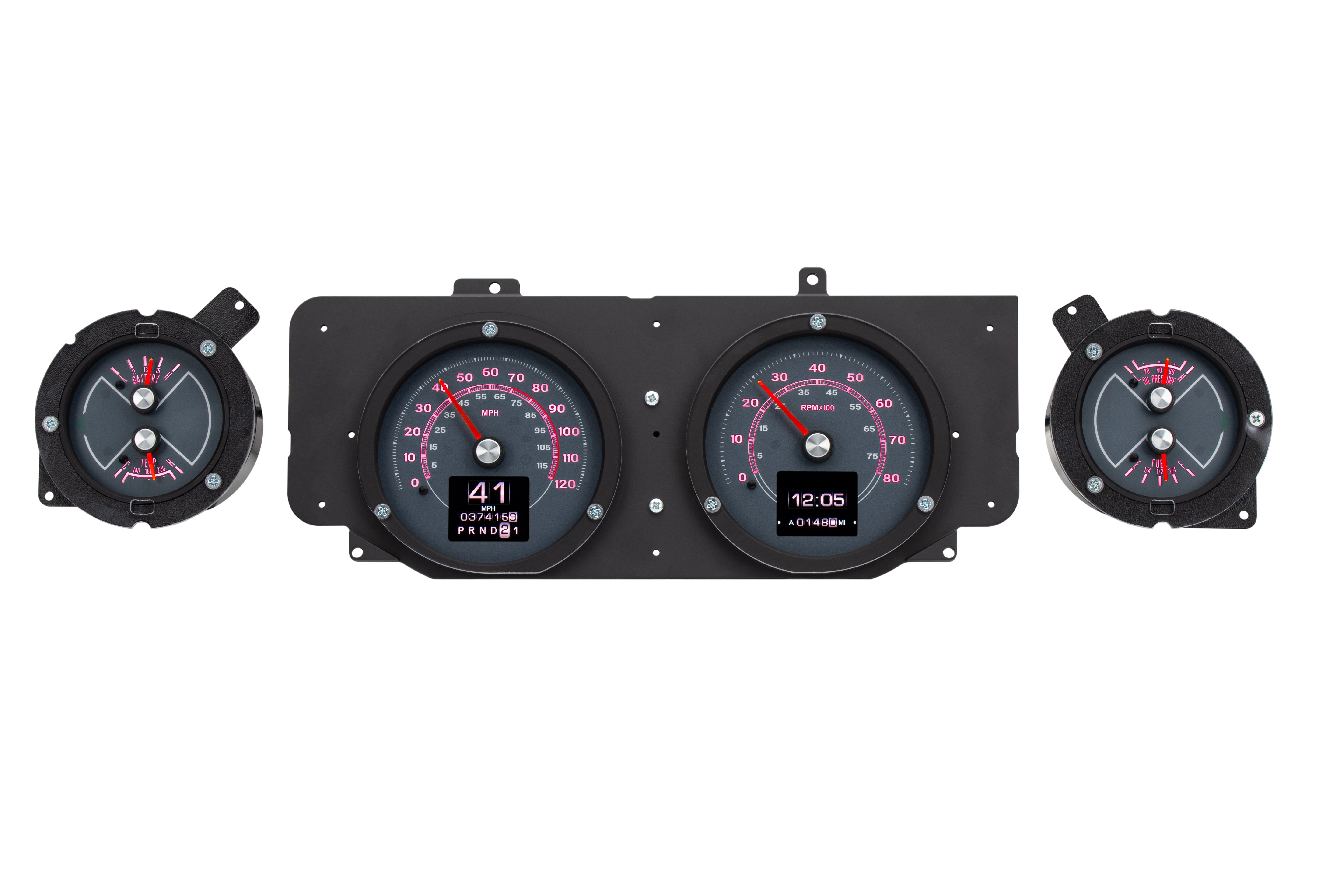 Dakota Digital RTX-69F-MUS-X — 1969–70 Ford Mustang RTX Gauge