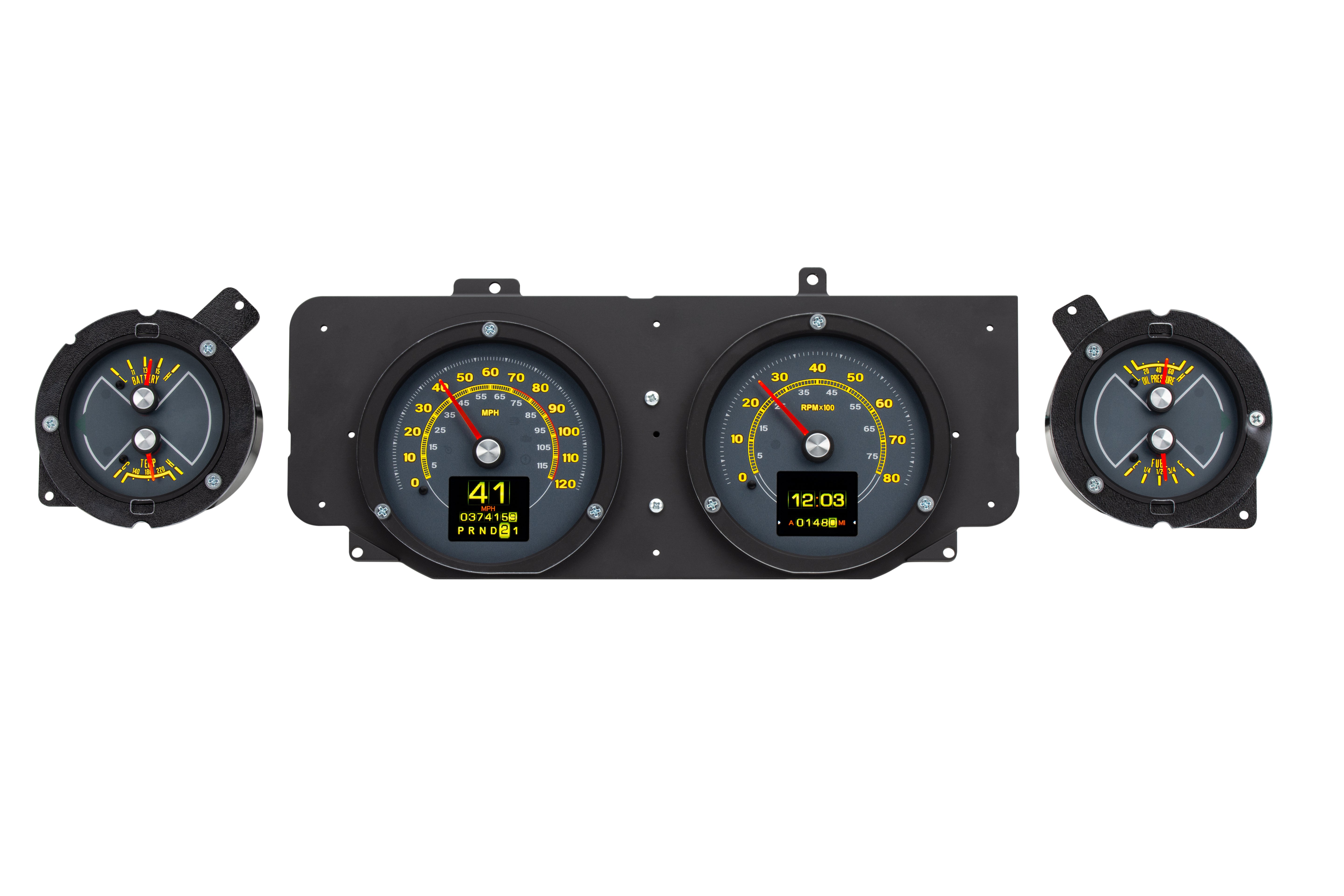 Dakota Digital RTX-69F-MUS-X — 1969–70 Ford Mustang RTX Gauge