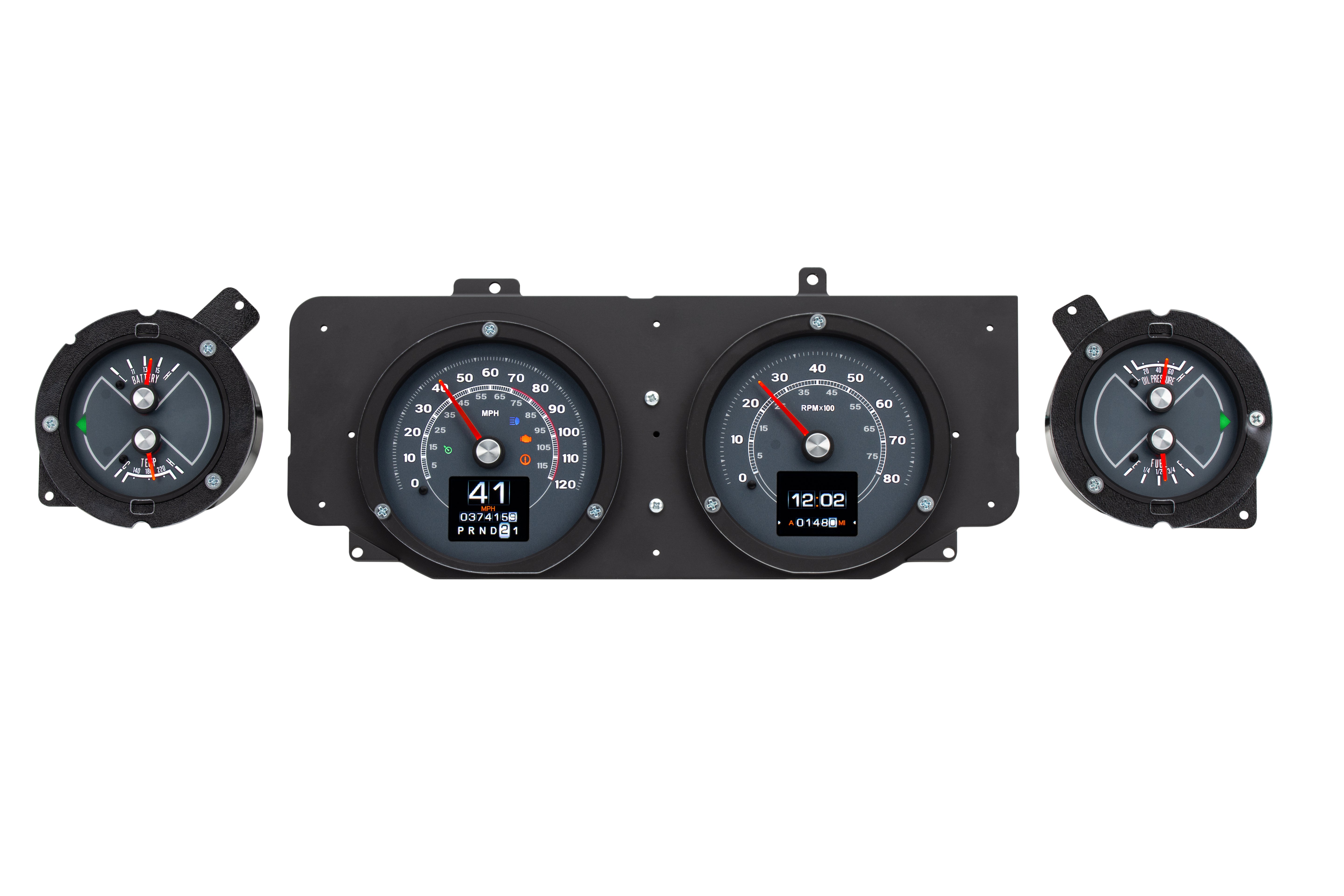 Dakota Digital RTX-69F-MUS-X — 1969–70 Ford Mustang RTX Gauge