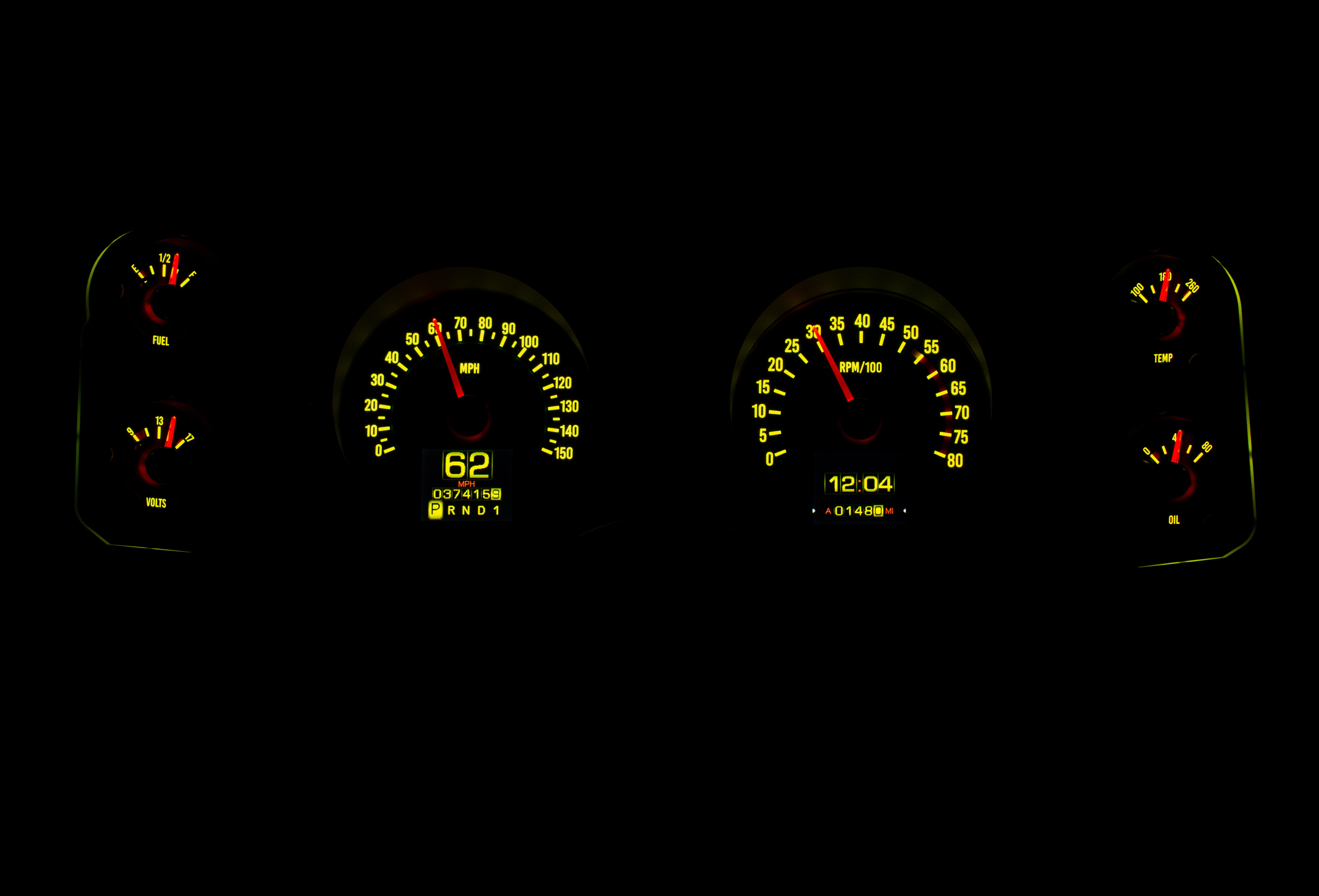 Dakota Digital RTX-70C-CAM-X — 1970–1978 Chevy Camaro RTX Instrument System