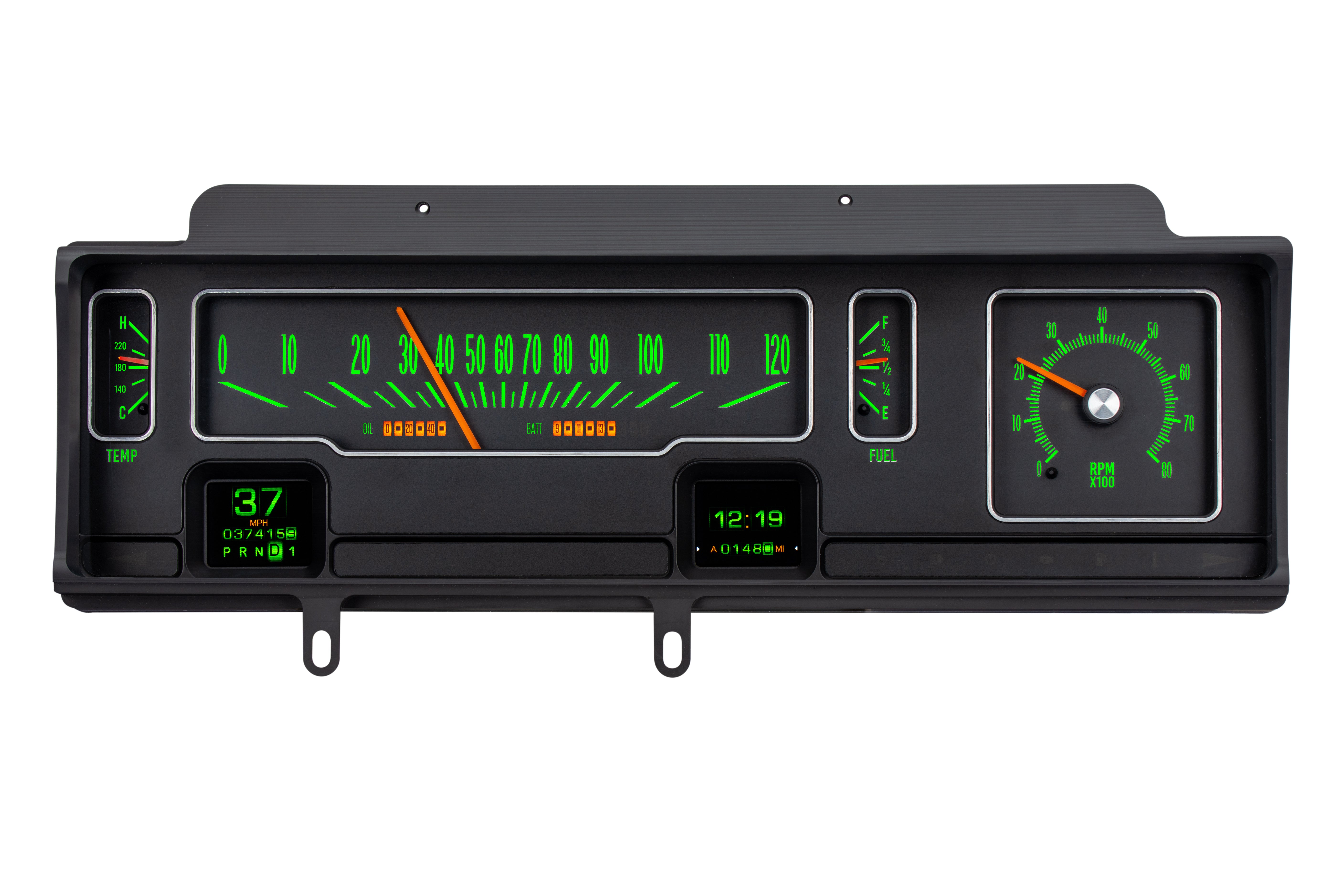 Dakota Digital RTX-70C-MAL-X — 1970–72 Chevy Malibu / Non-SS Chevelle / El Camino RTX Gauge Kit
