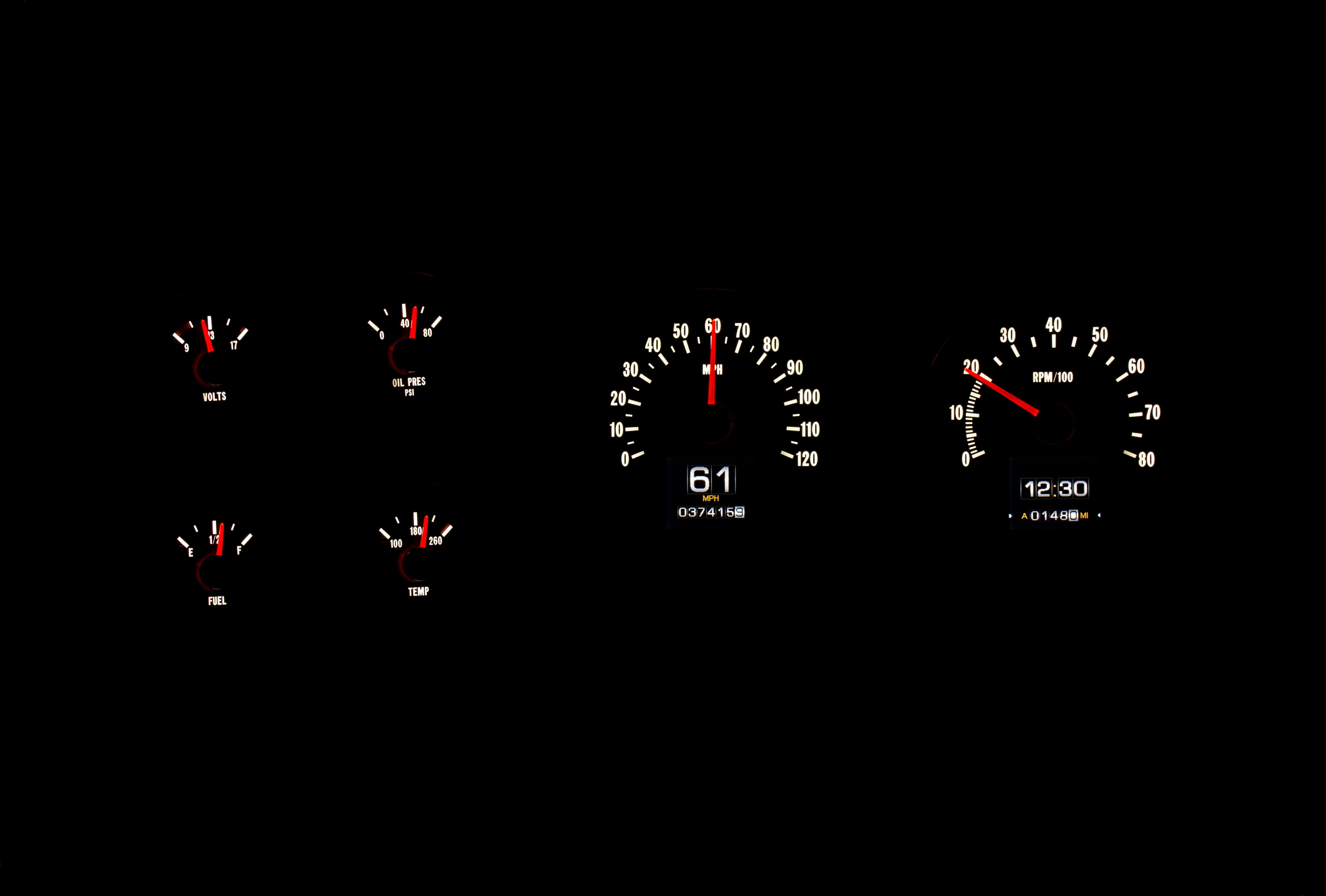 Dakota Digital RTX-73C-PU-X — 1973–1975 Chevy/GMC C10 Truck RTX Instrument System