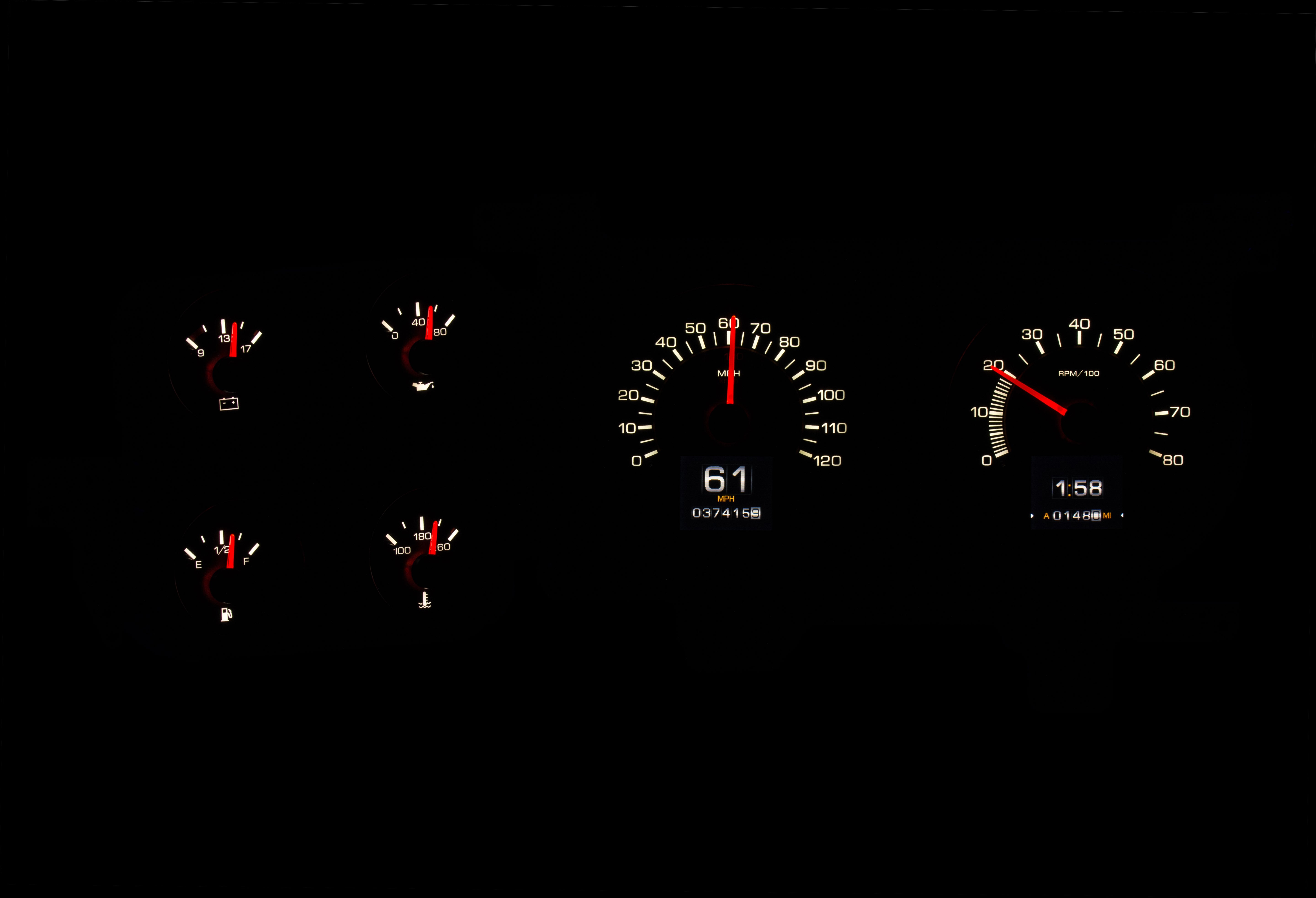 Dakota Digital RTX-79C-PU-X — 1979–1987 Chevy/GMC C10/R10 Truck RTX Instrument System