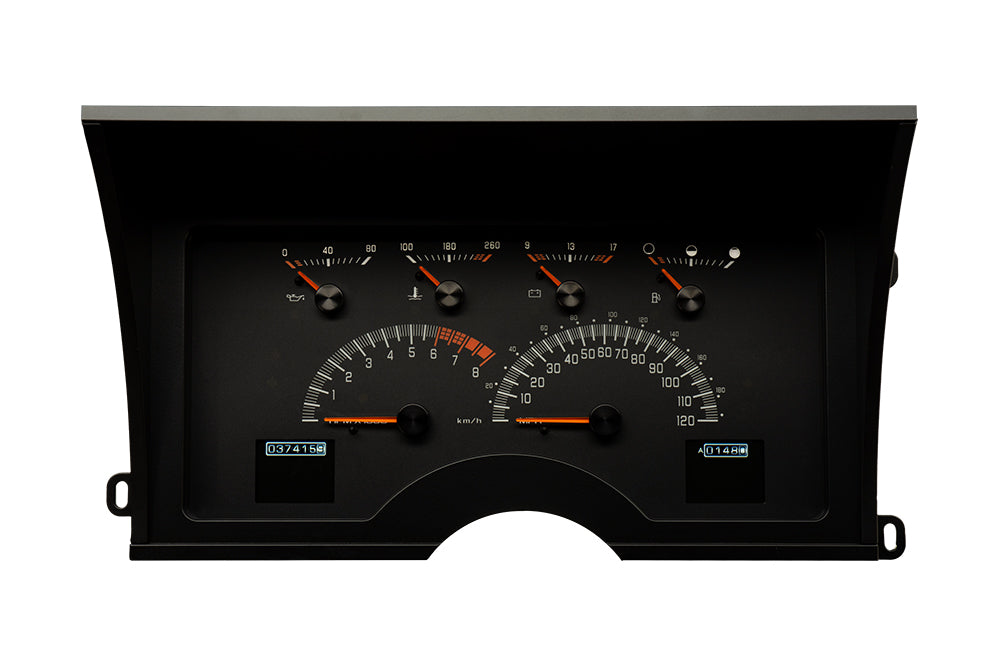 Dakota Digital RTX-92C-PU-X — 1992–1994 GM SUV (Blazer/Suburban) & Chevy/GMC Truck RTX Instrument System