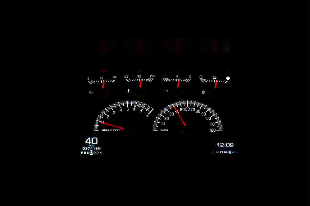 Dakota Digital RTX-92C-PU-X — 1992–1994 GM SUV (Blazer/Suburban) & Chevy/GMC Truck RTX Instrument System