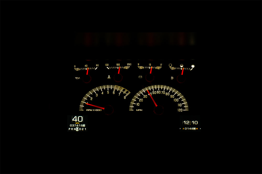 Dakota Digital RTX-92C-PU-X — 1992–1994 GM SUV (Blazer/Suburban) & Chevy/GMC Truck RTX Instrument System