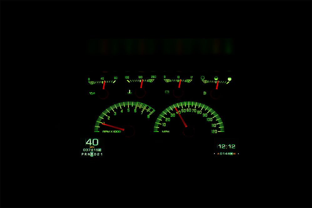 Dakota Digital RTX-92C-PU-X — 1992–1994 GM SUV (Blazer/Suburban) & Chevy/GMC Truck RTX Instrument System
