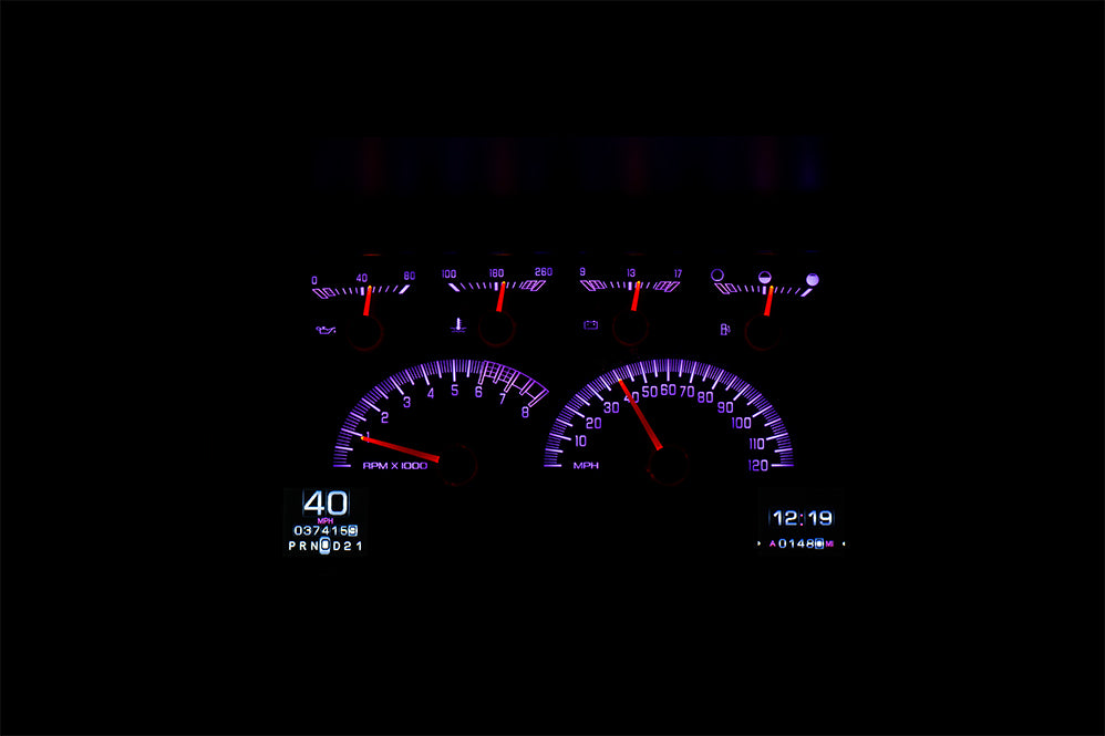 Dakota Digital RTX-92C-PU-X — 1992–1994 GM SUV (Blazer/Suburban) & Chevy/GMC Truck RTX Instrument System
