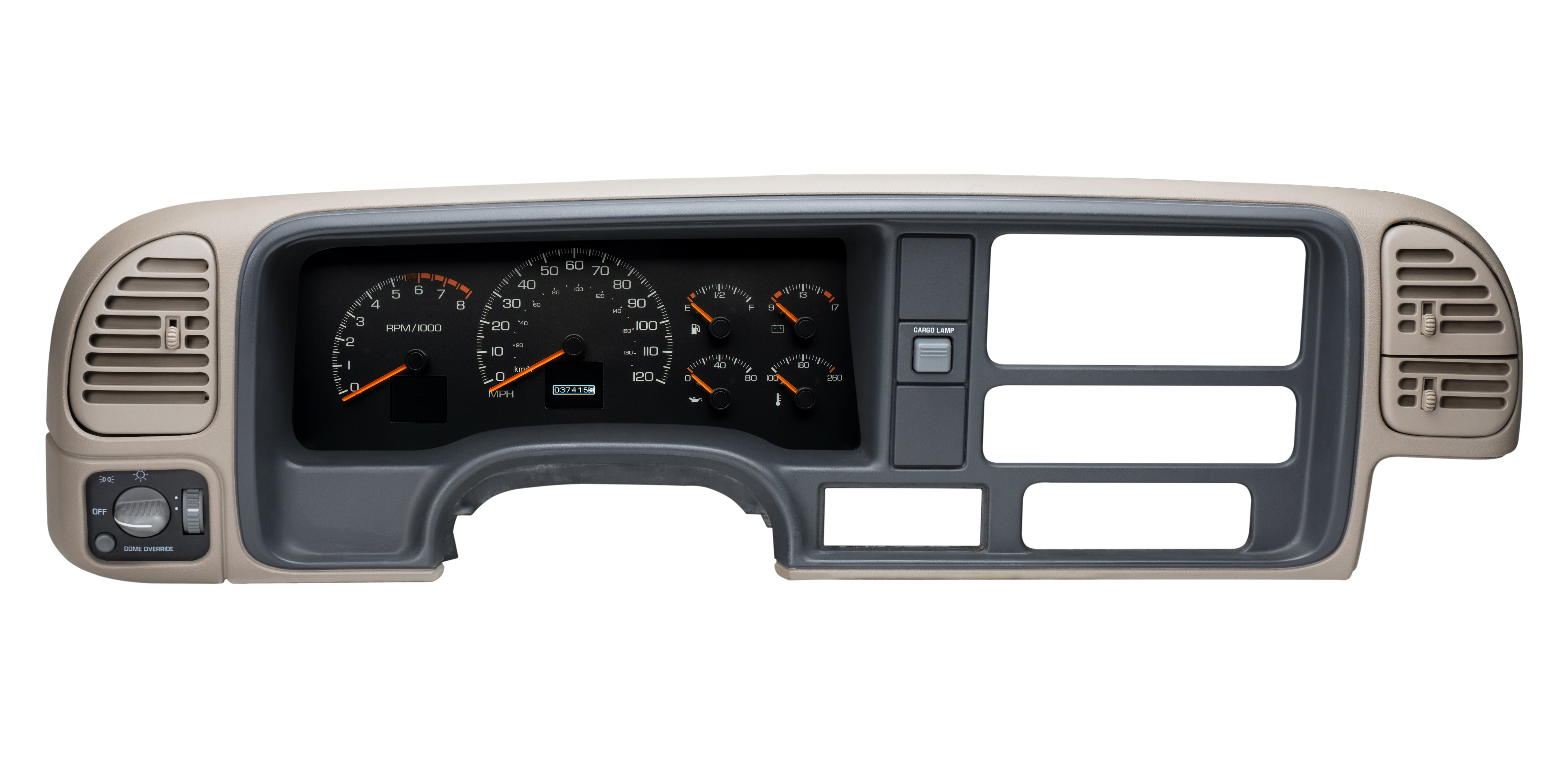 Dakota Digital RTX-95C-PU-X — 1995–98 Chevy/GMC Truck & 1995–00 SUV/HD RTX Gauge Kit