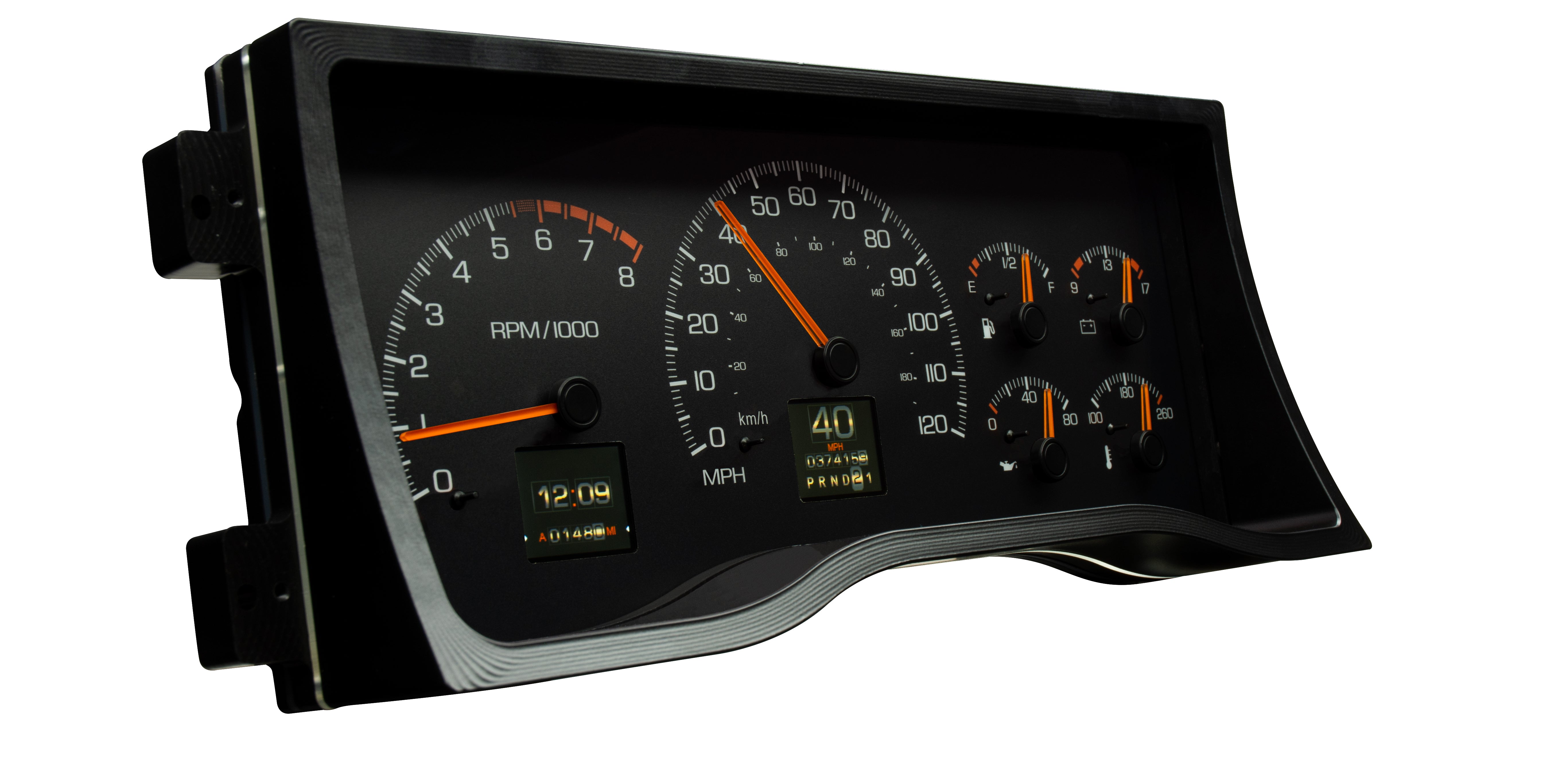 Dakota Digital RTX-95C-PU-X — 1995–98 Chevy/GMC Truck & 1995–00 SUV/HD RTX Gauge Kit