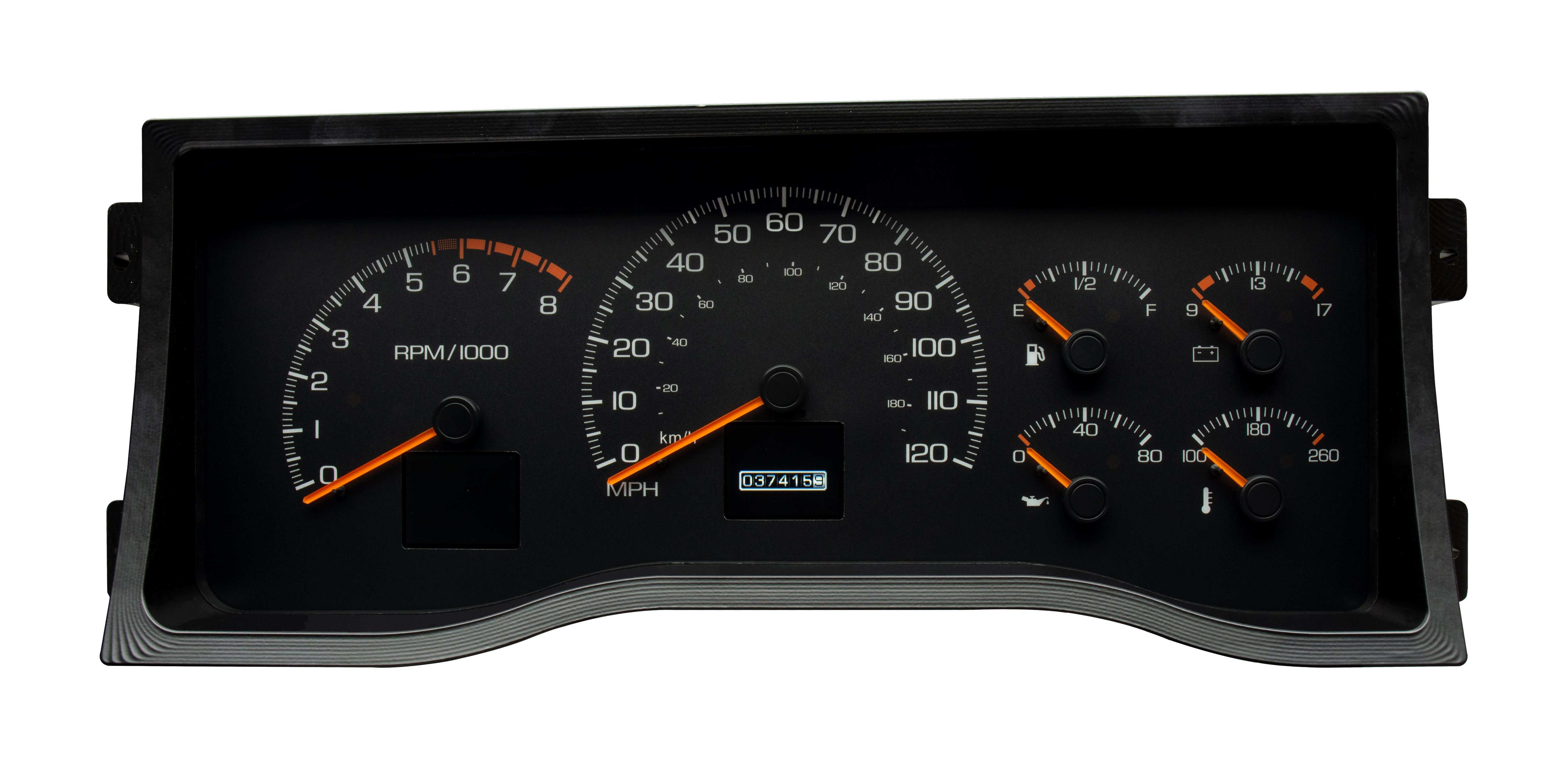 Dakota Digital RTX-95C-PU-X — 1995–98 Chevy/GMC Truck & 1995–00 SUV/HD RTX Gauge Kit