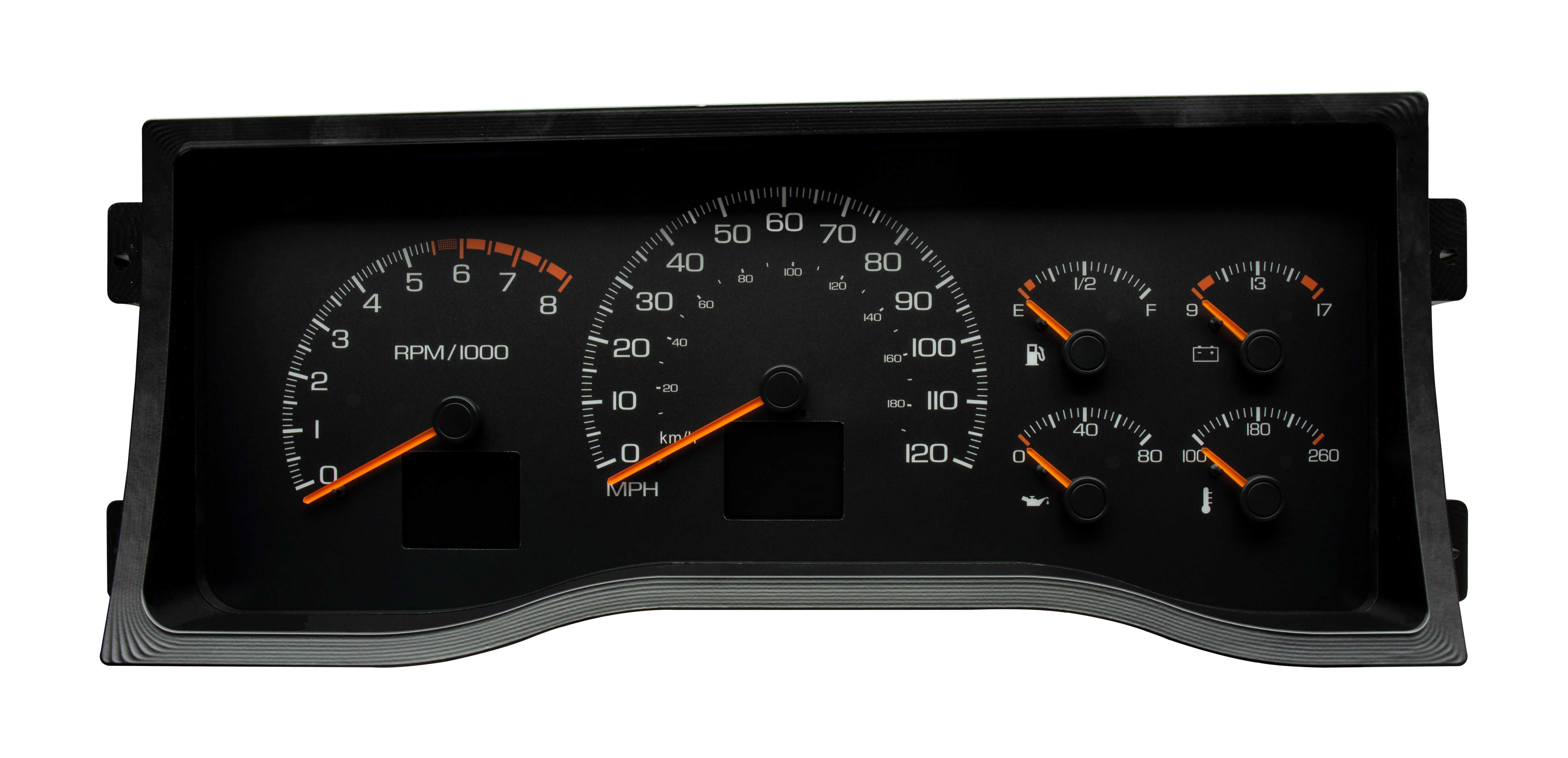 Dakota Digital RTX-95C-PU-X — 1995–98 Chevy/GMC Truck & 1995–00 SUV/HD RTX Gauge Kit