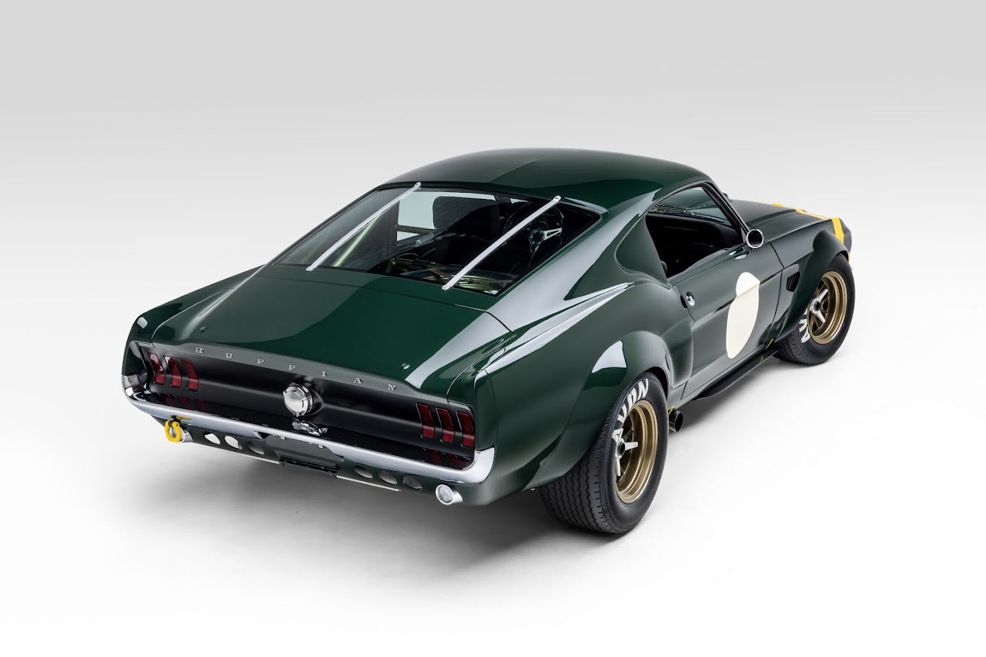 1967–1968 Mustang Flush-Mount Glass Kit — DOT, Trimless, American-Made (Fastback & Coupe)